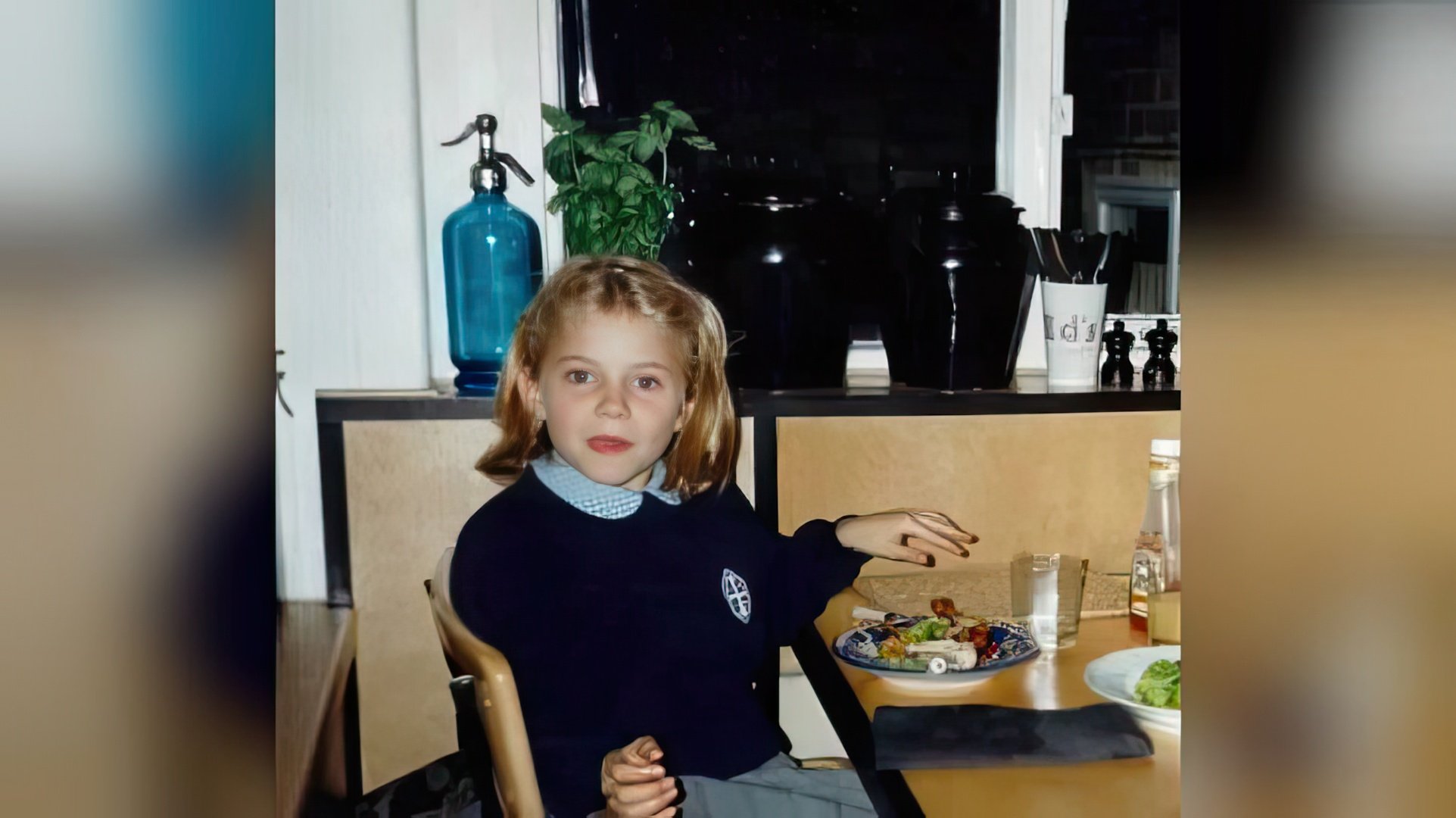 Sienna Miller in childhood