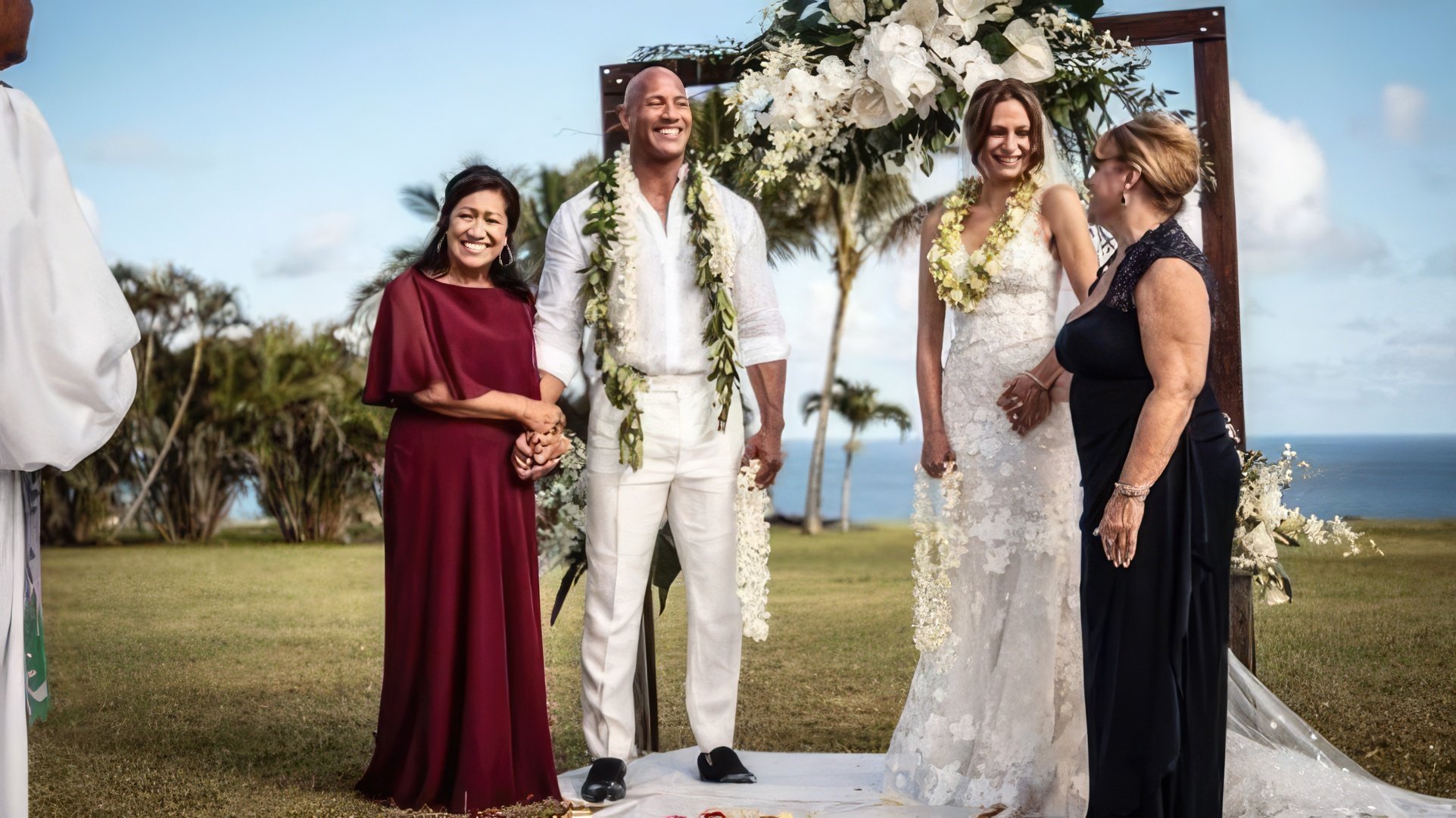 The wedding of Dwayne Johnson and Lauren Hashian