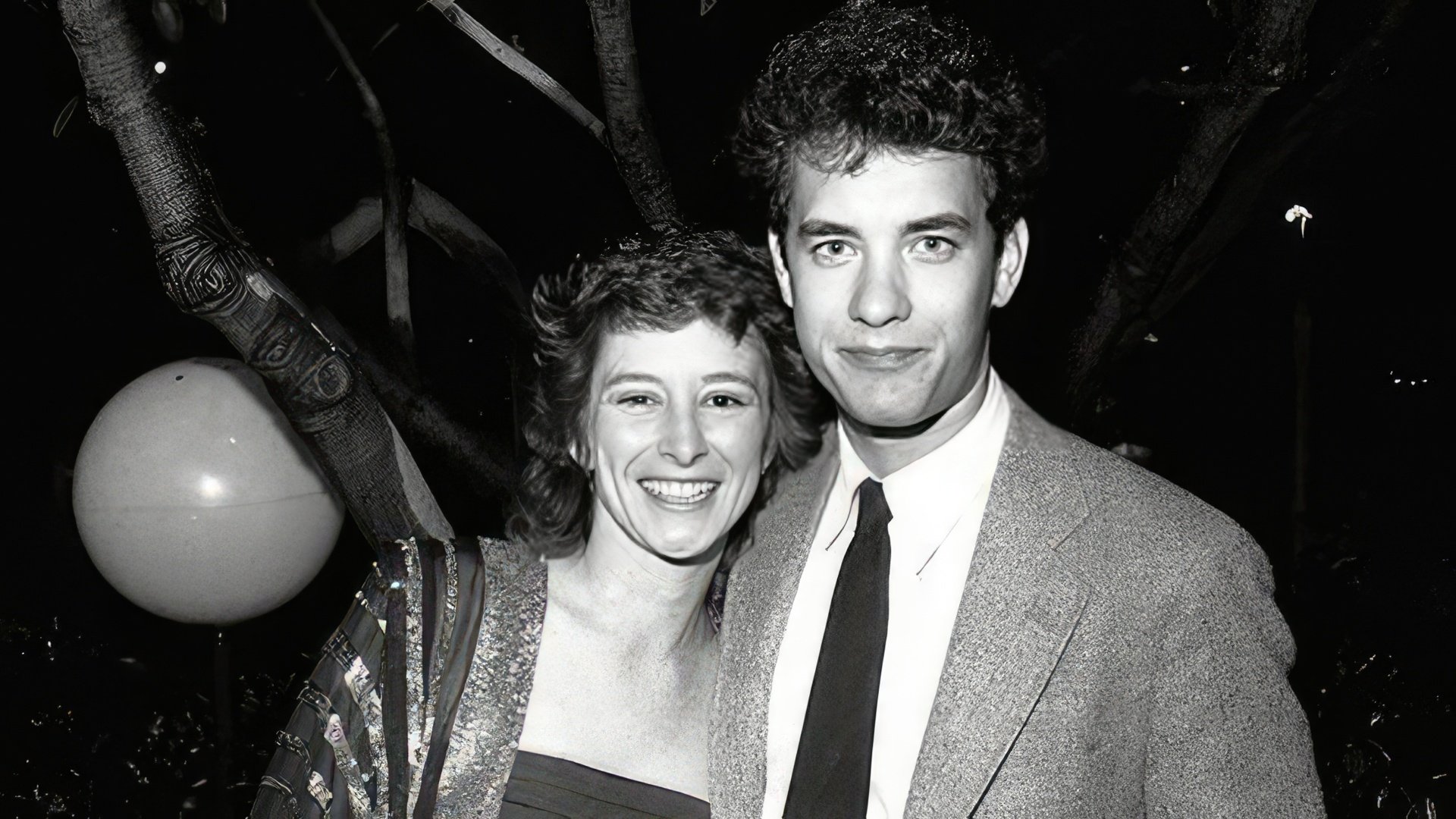 Tom Hanks with his first wife Samantha Lewis
