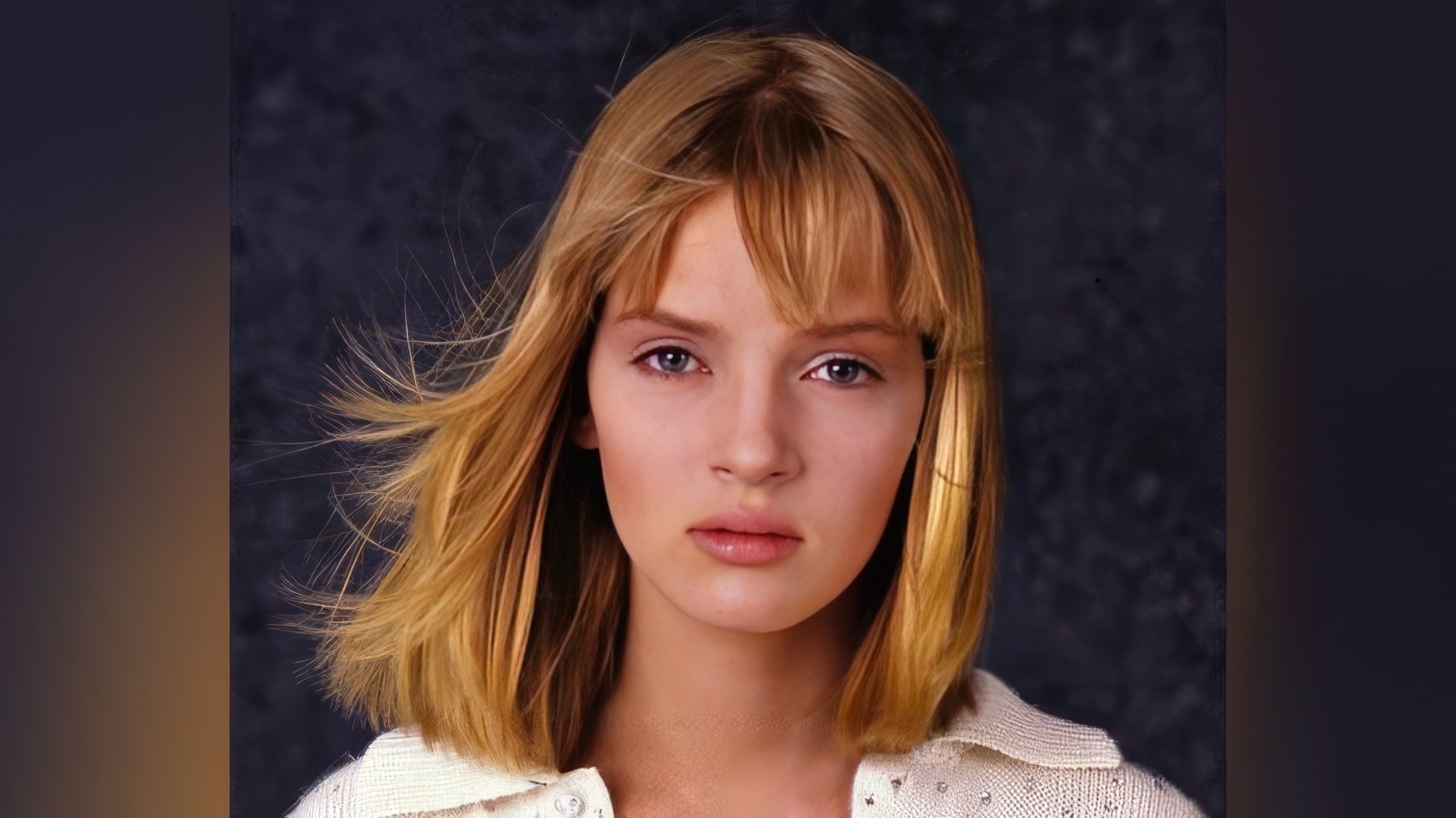 Uma Thurman in her youth
