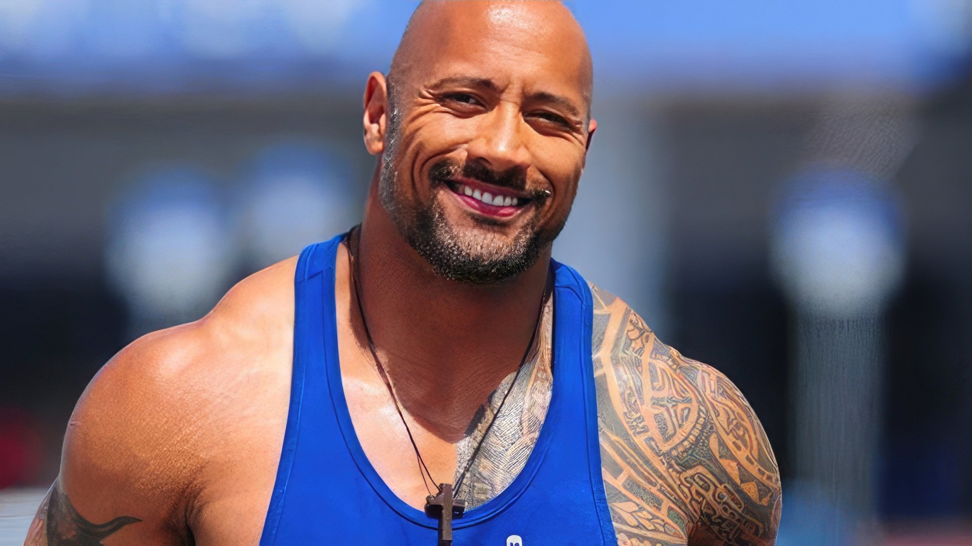 Wrestler and actor Dwayne Johnson