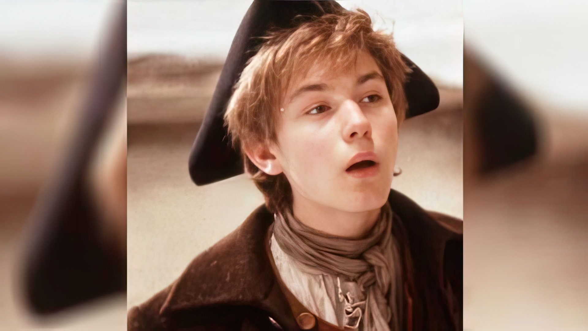 Young Jude Law in the play 'The Tailor from Gloucestershire'