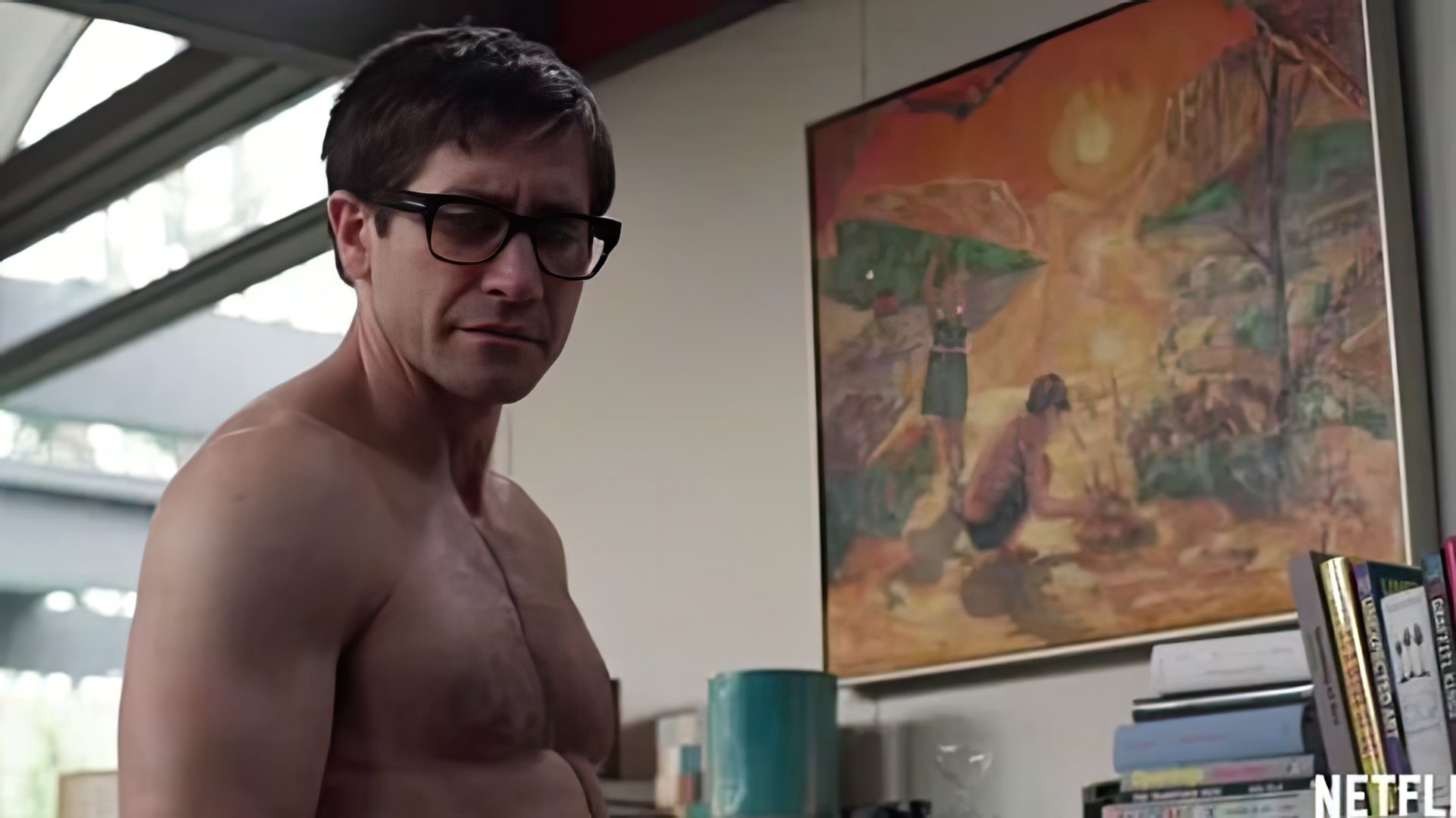 A shot from the movie Velvet Buzzsaw