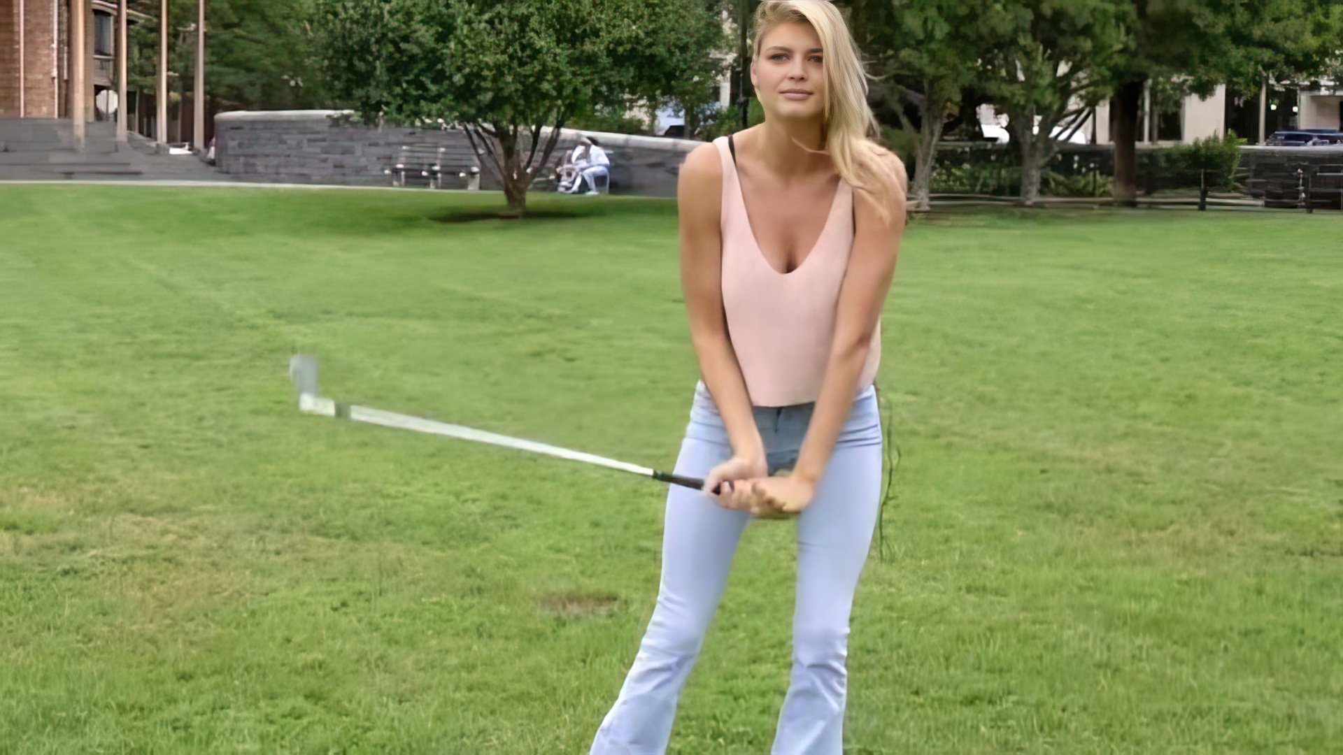 As a child, Kelly Rohrbach was the star of the golf team