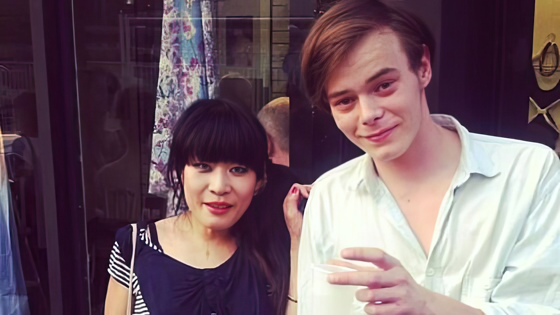 Charlie Heaton and his ex-girlfriend Akiko