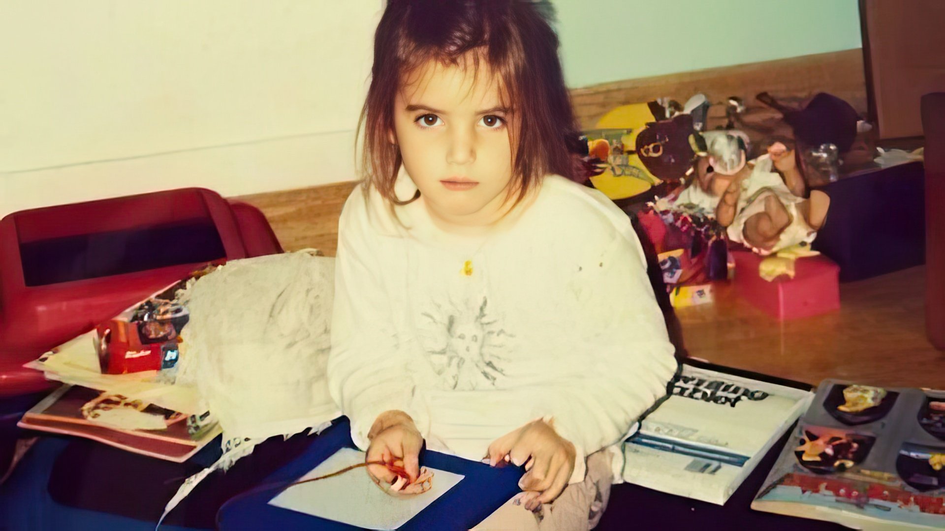 Emma Roberts as a child
