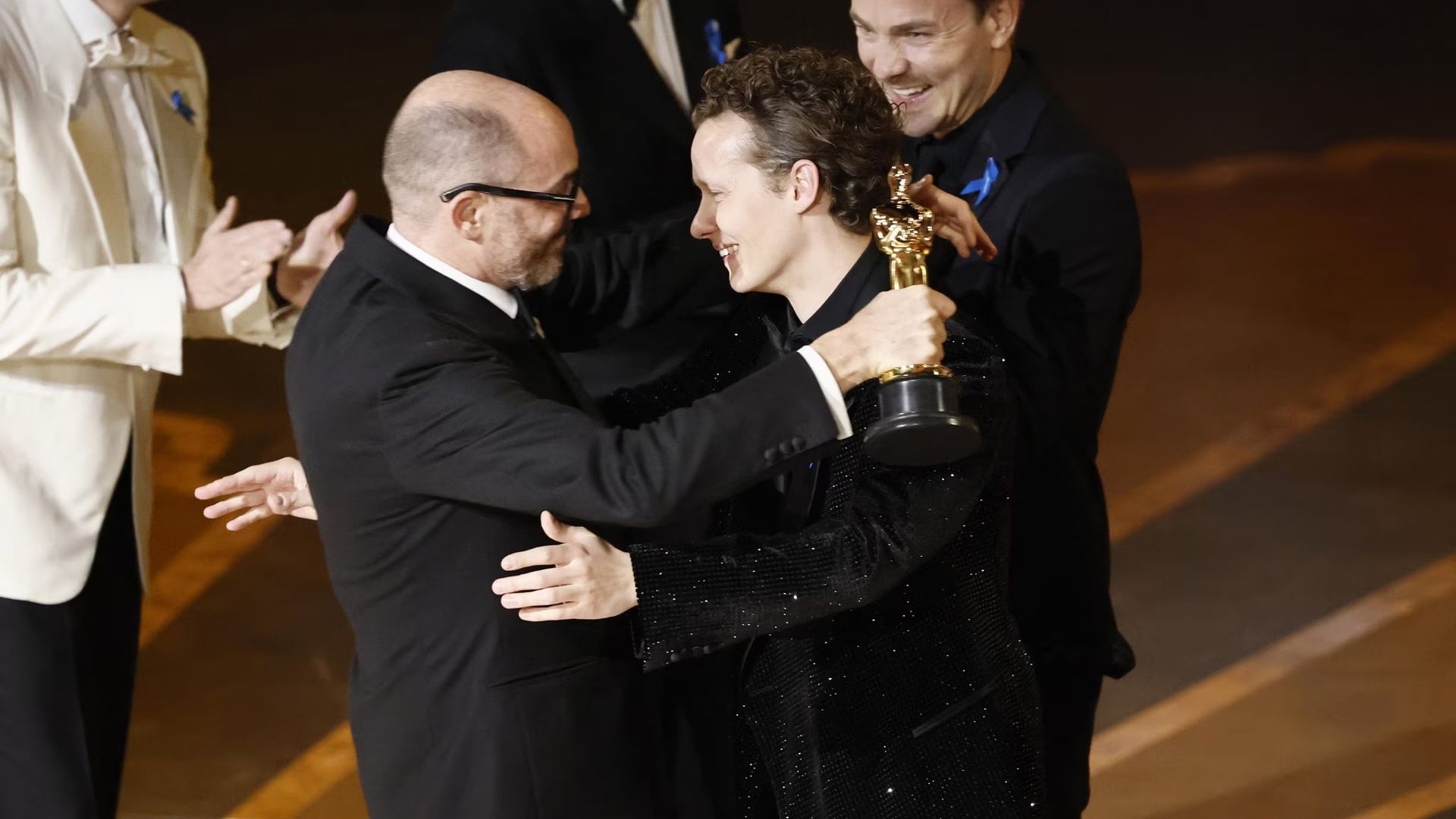 Felix Kammerer at the Oscar ceremony