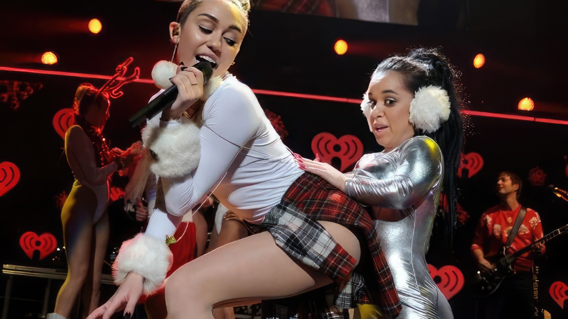 Growing up, Miley Cyrus chose a provocative image