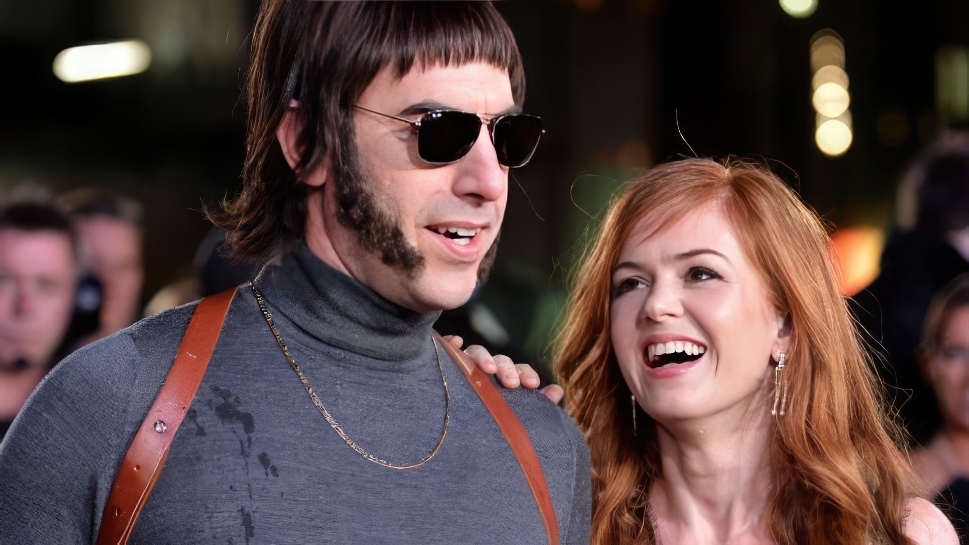 In Grimsby, Isla Fisher starred with her husband for the first time