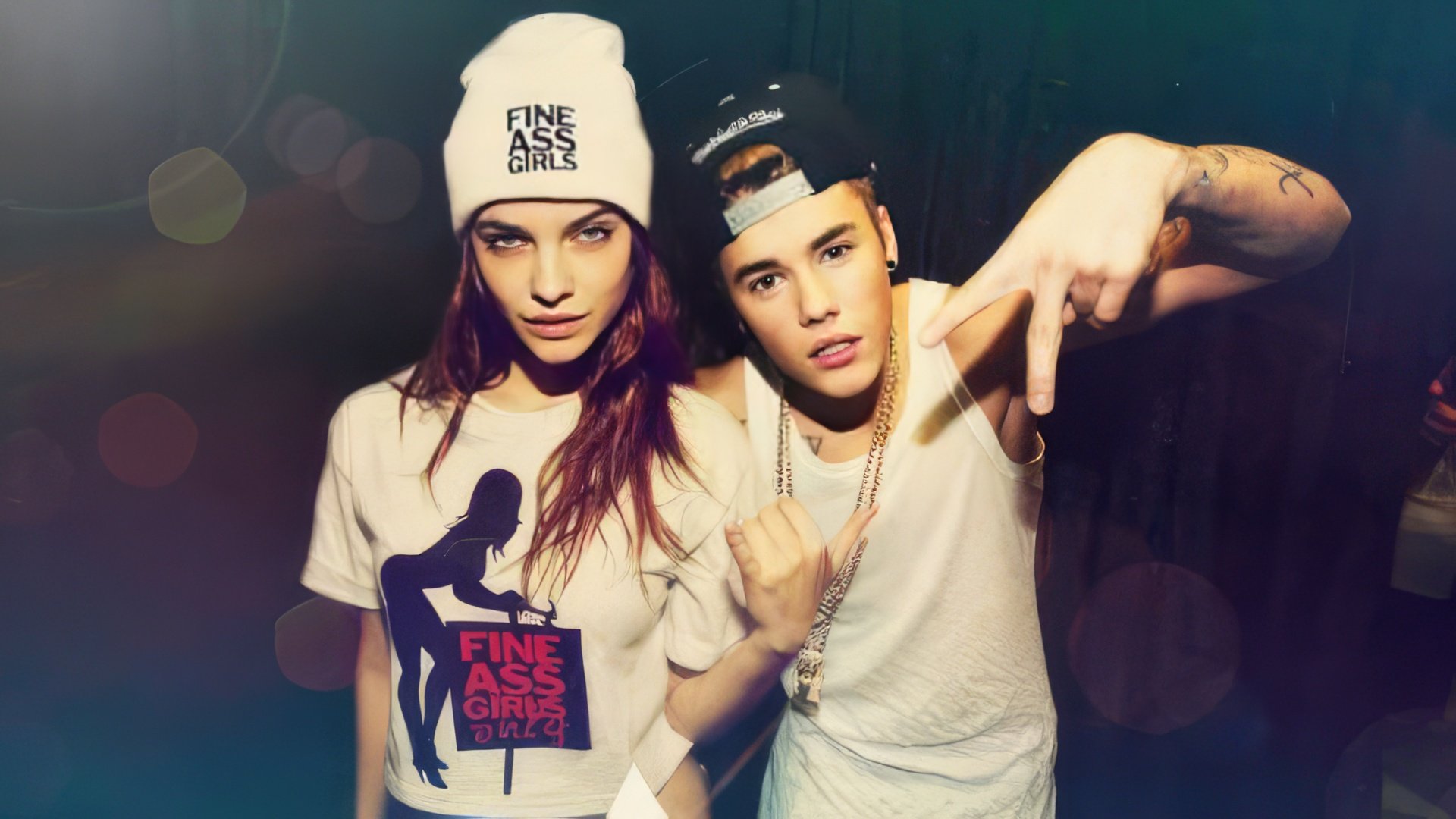 In the picture: Justin Bieber and Barbara Palvin