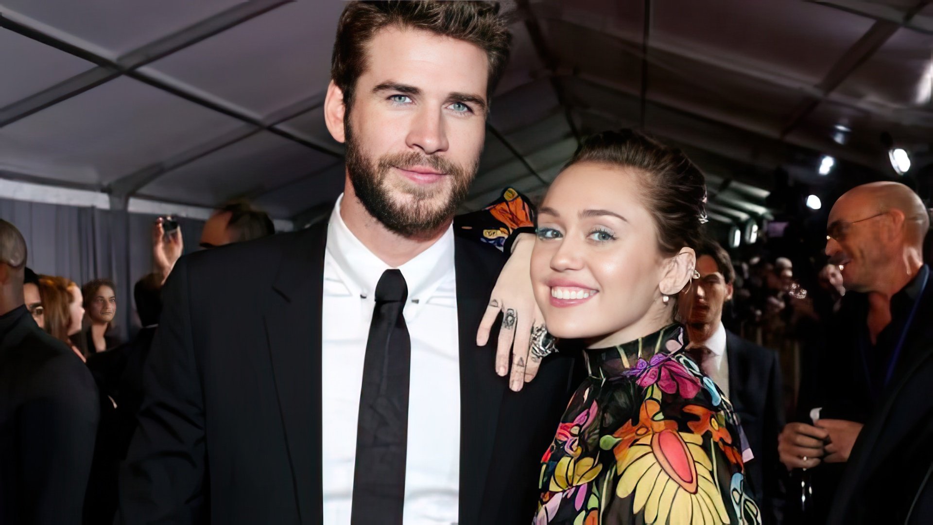 Miley Cyrus and Liam Hemsworth (2017)