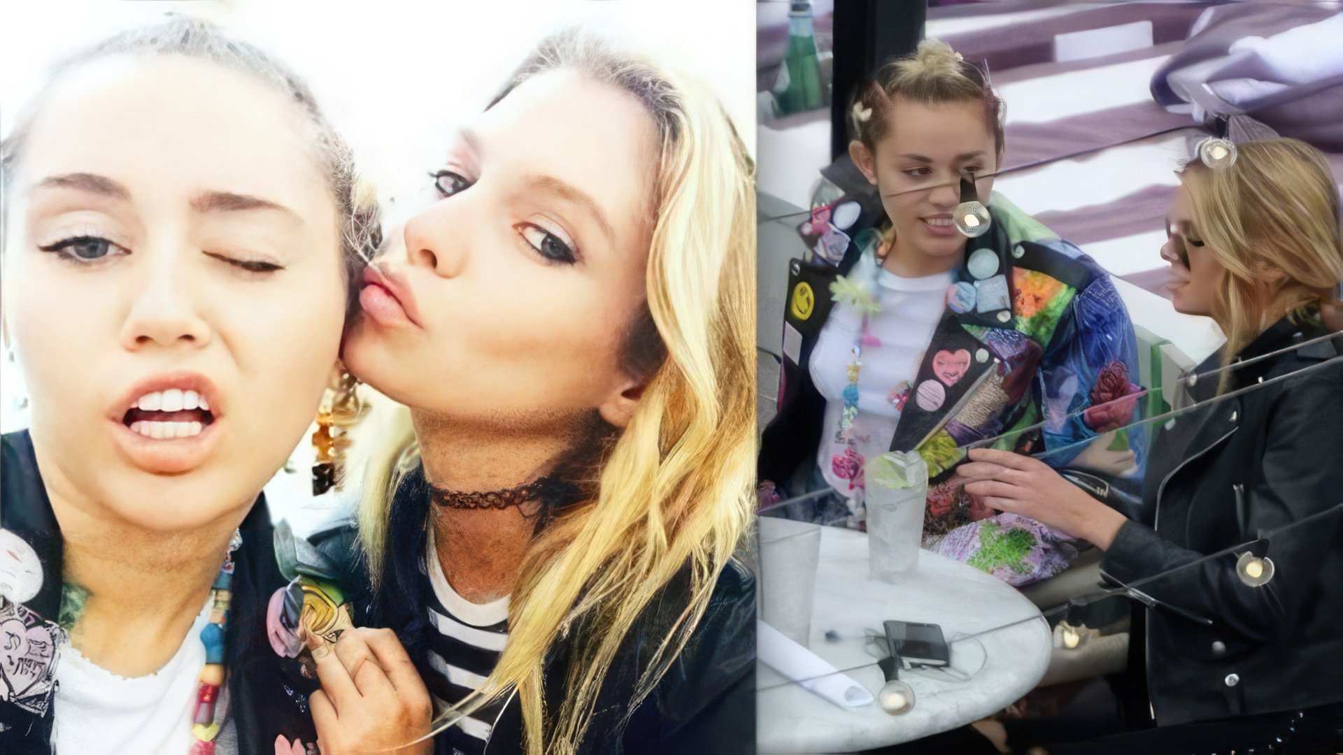 Miley had a brief romance with Stella Maxwell