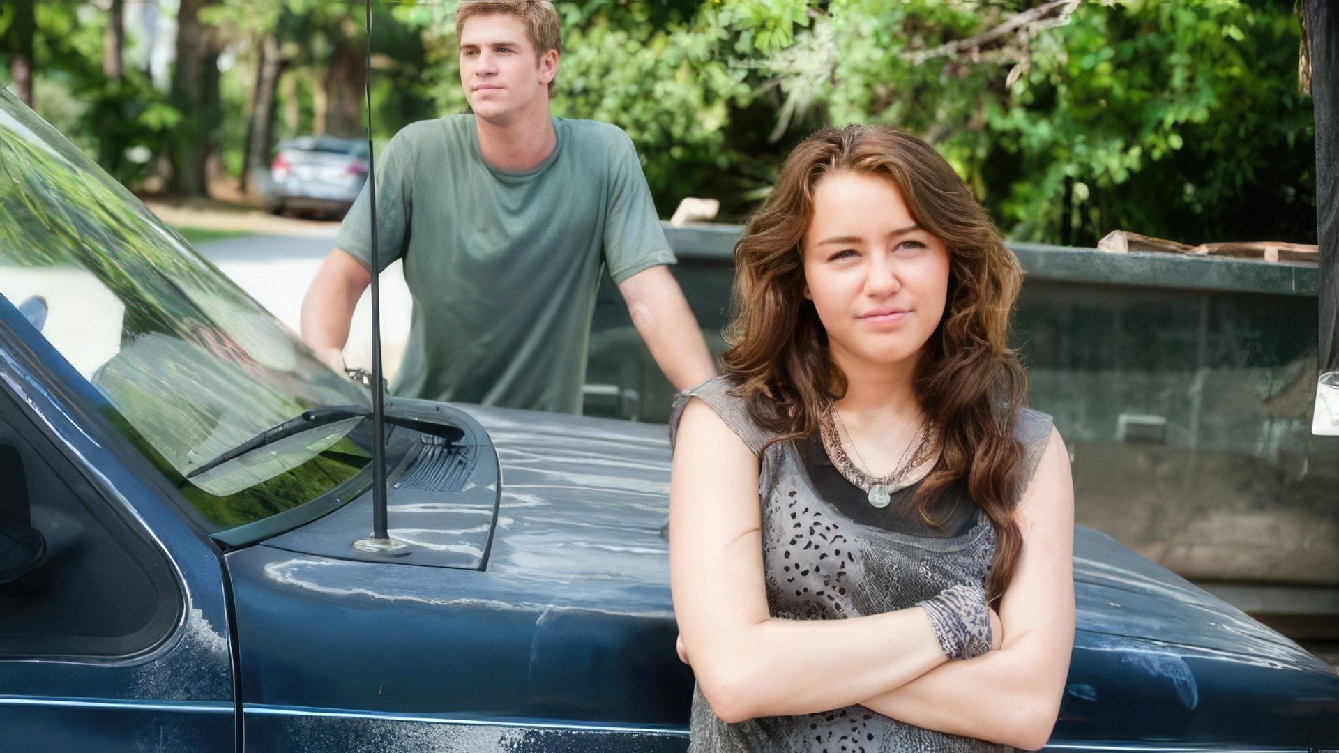 On the set of "The Last Song," Miley Cyrus met Liam Hemsworth