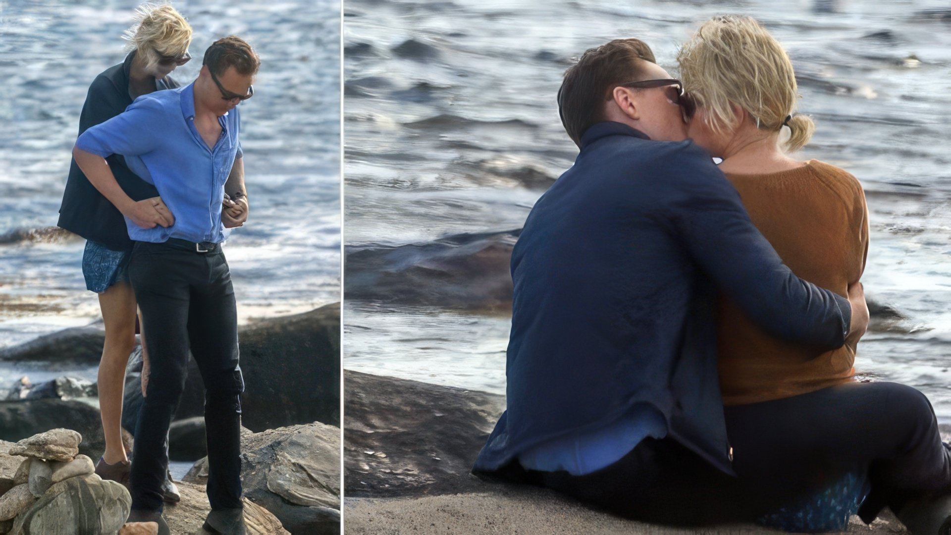 Paparazzi caught Tom Hiddleston and Taylor Swift on the beach