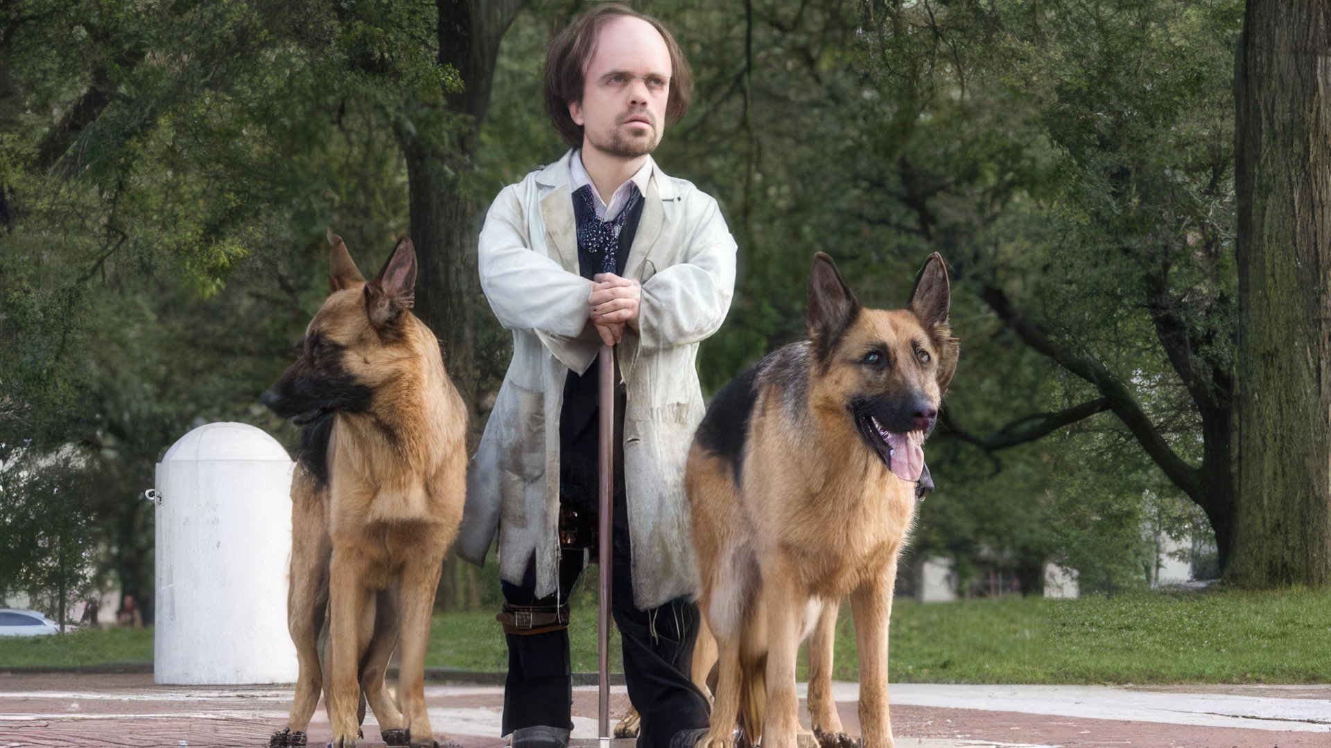Peter Dinklage as the evil scientist