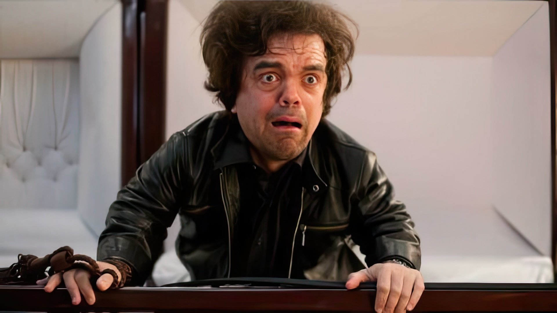 Peter Dinklage's eccentric character in "Death at a Funeral"