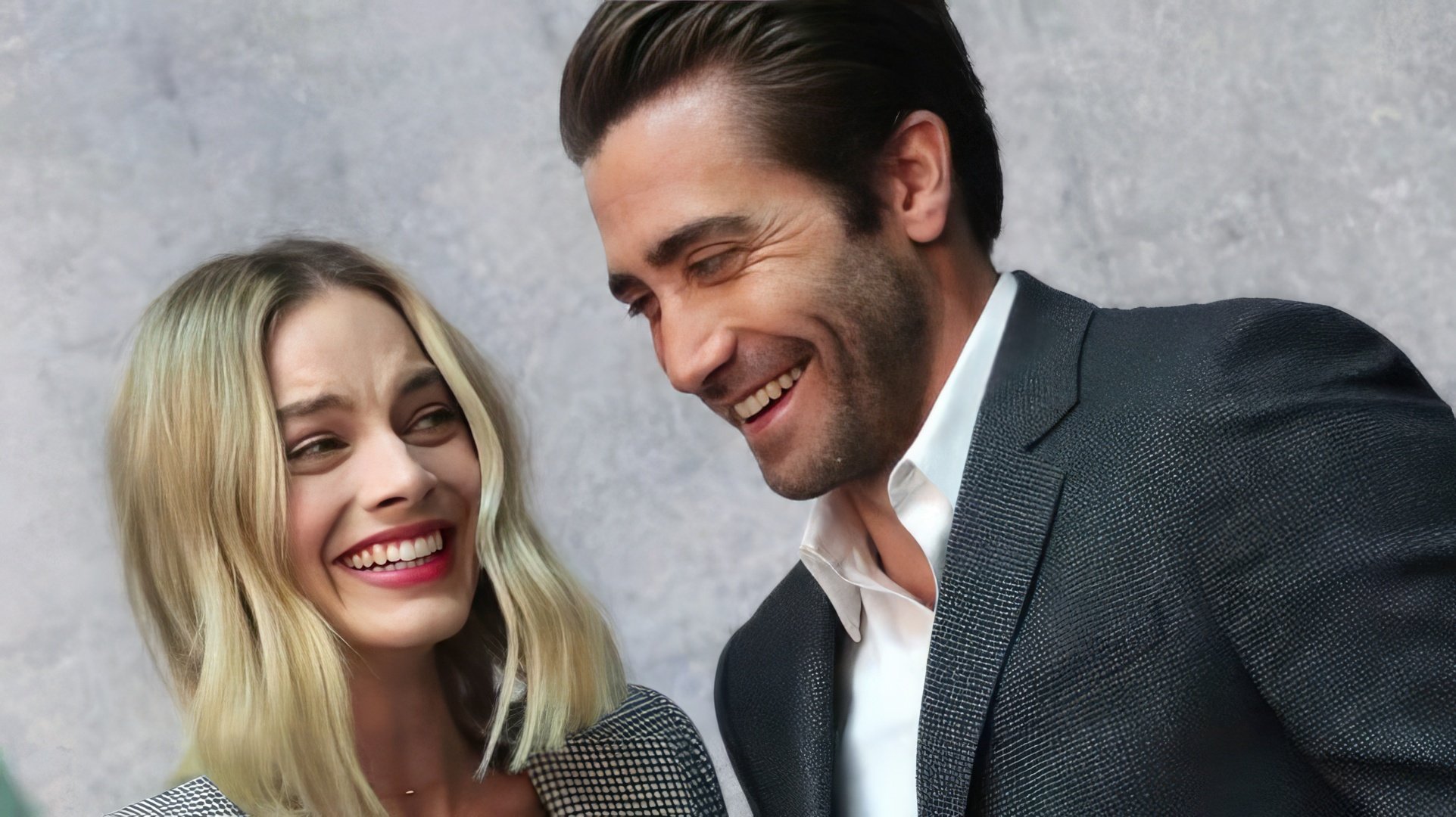 With Margot Robbie