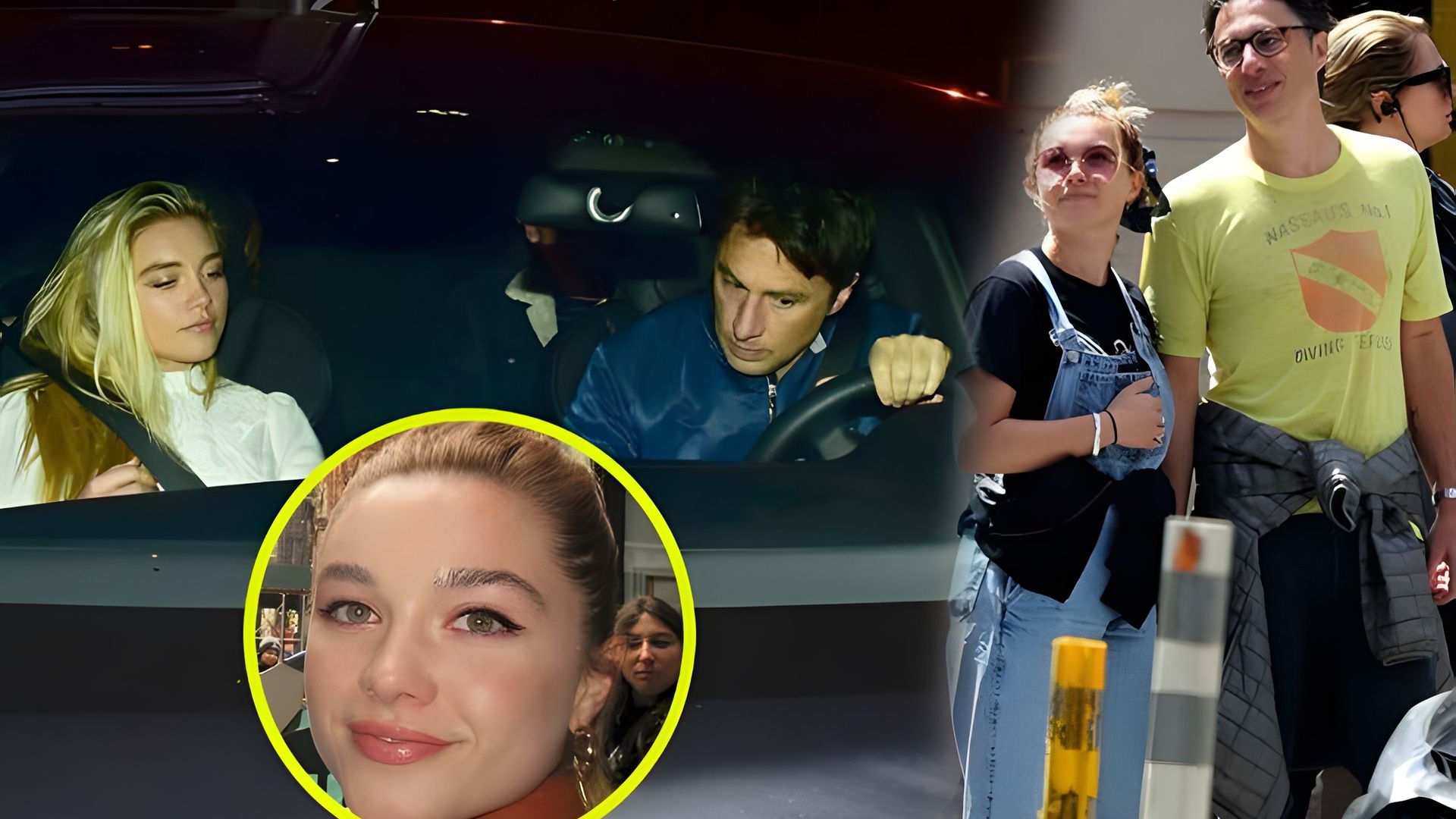 Zach Braff and Florence Pugh