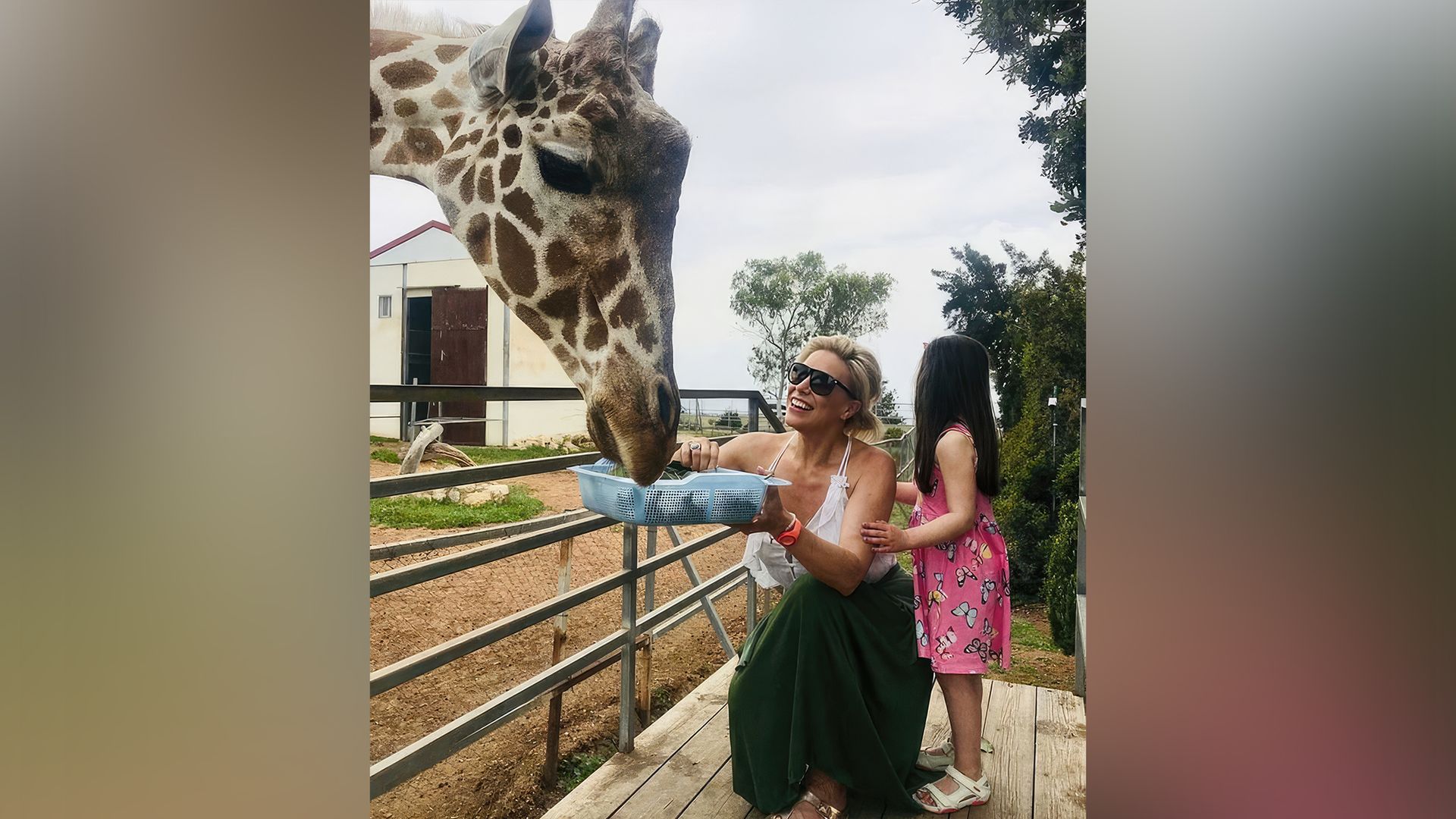 Hannah Waddingham and her daughter