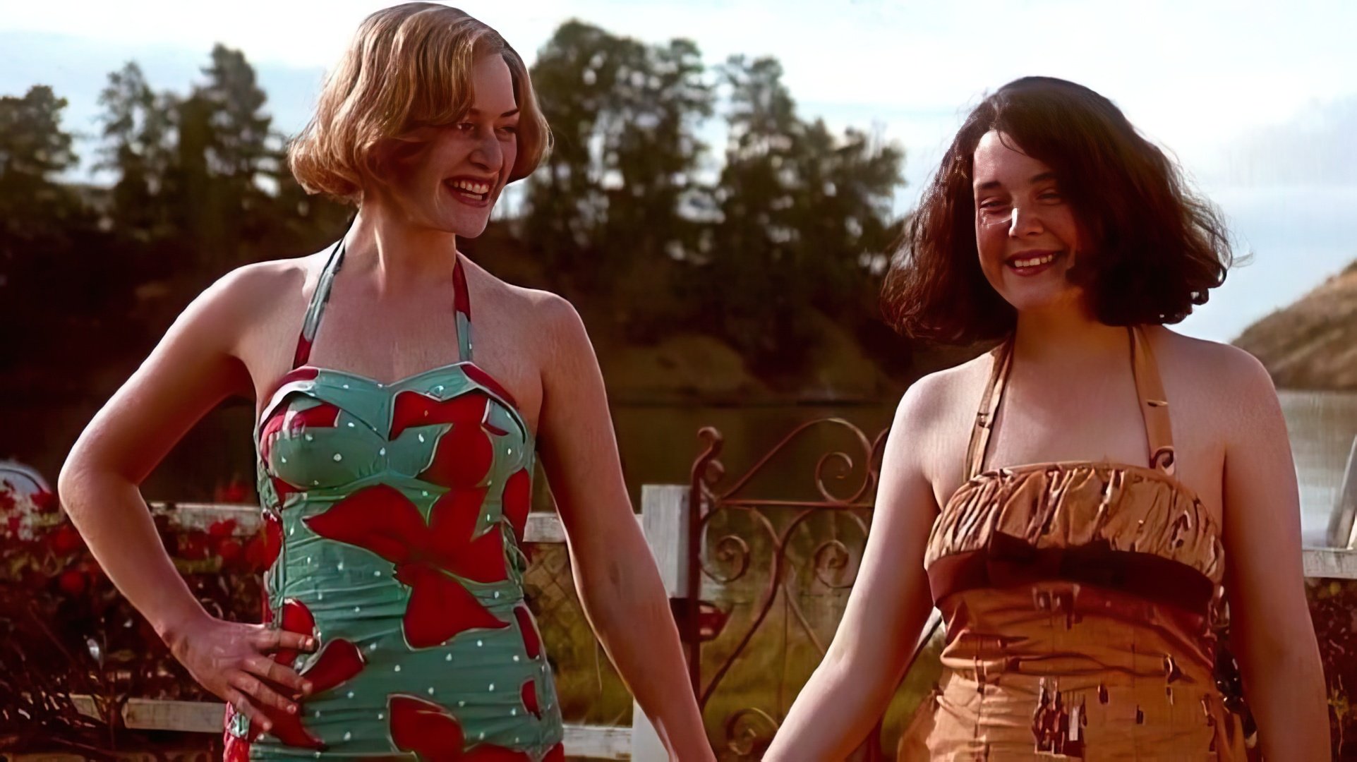 A frame from the movie 'Heavenly Creatures'