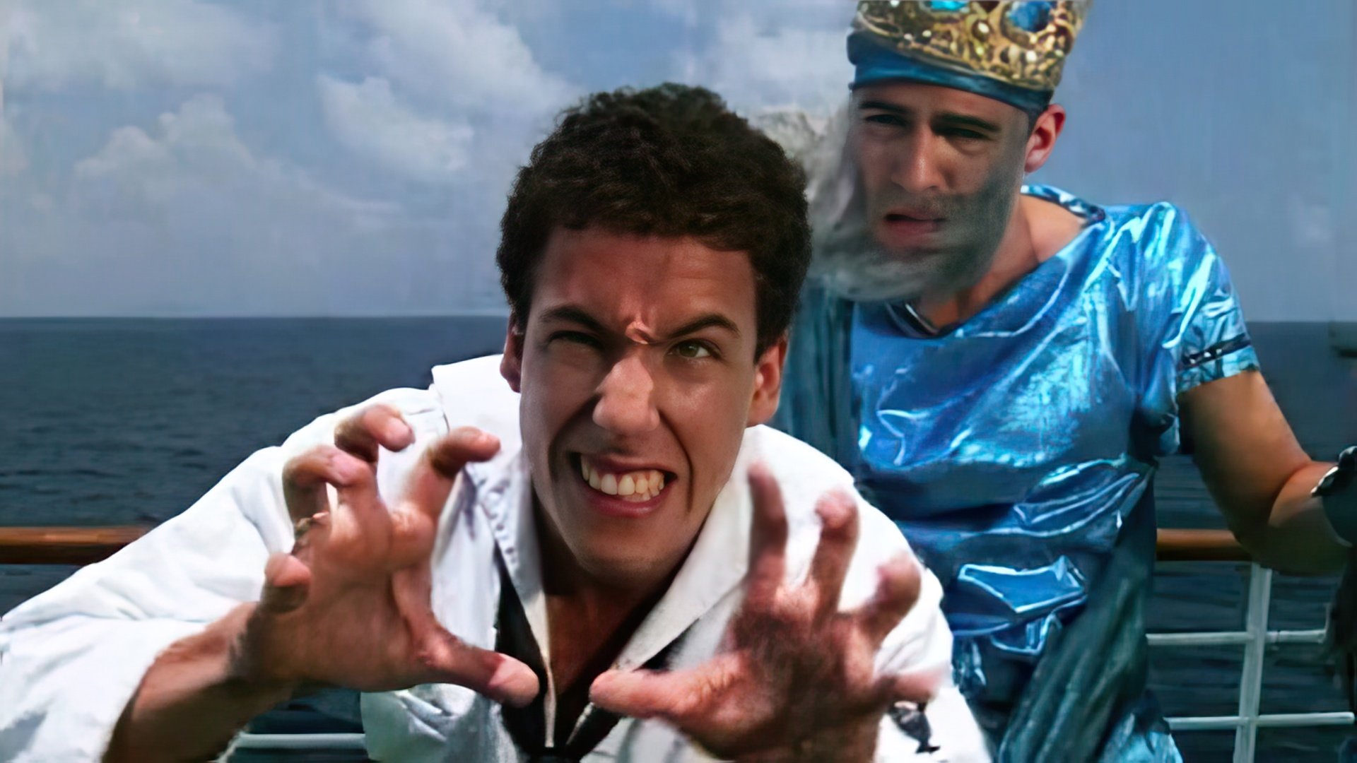 A shot from the movie "Going Overboard"