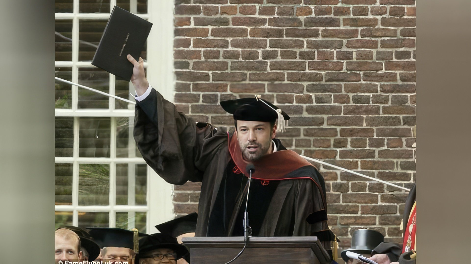 Ben Affleck only received his higher education in 2013