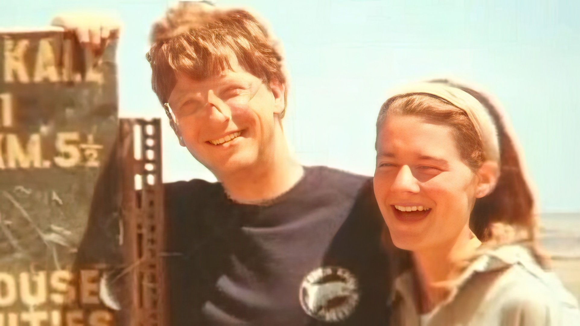 Bill and Melinda Gates in their younger days