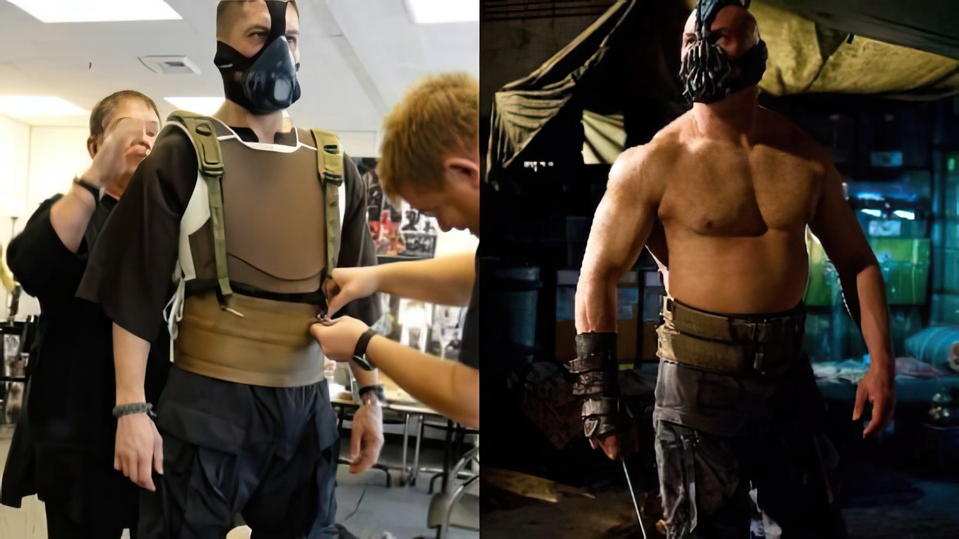 Tom Hardy's casting for the role of Bane and Bane in the film
