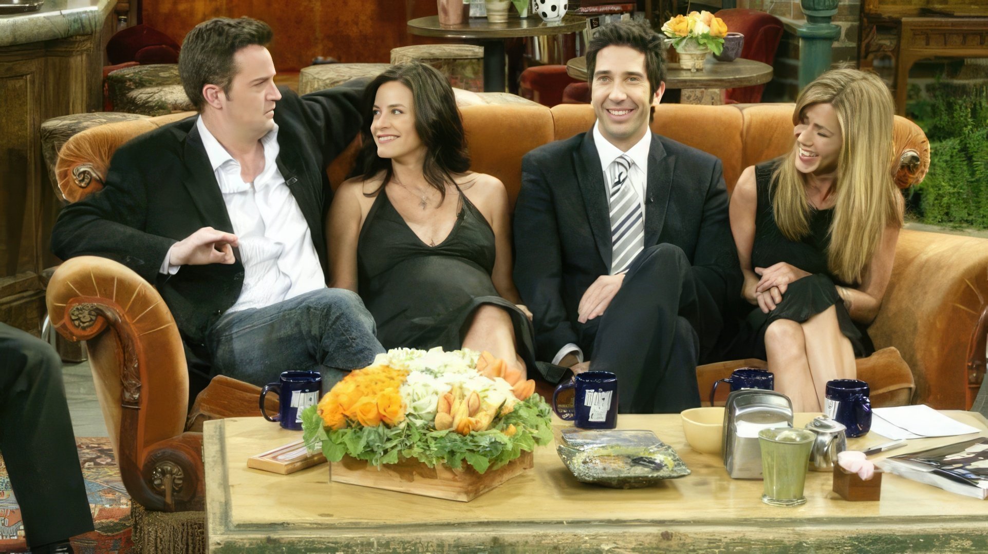 Courteney Cox filmed in Friends while pregnant