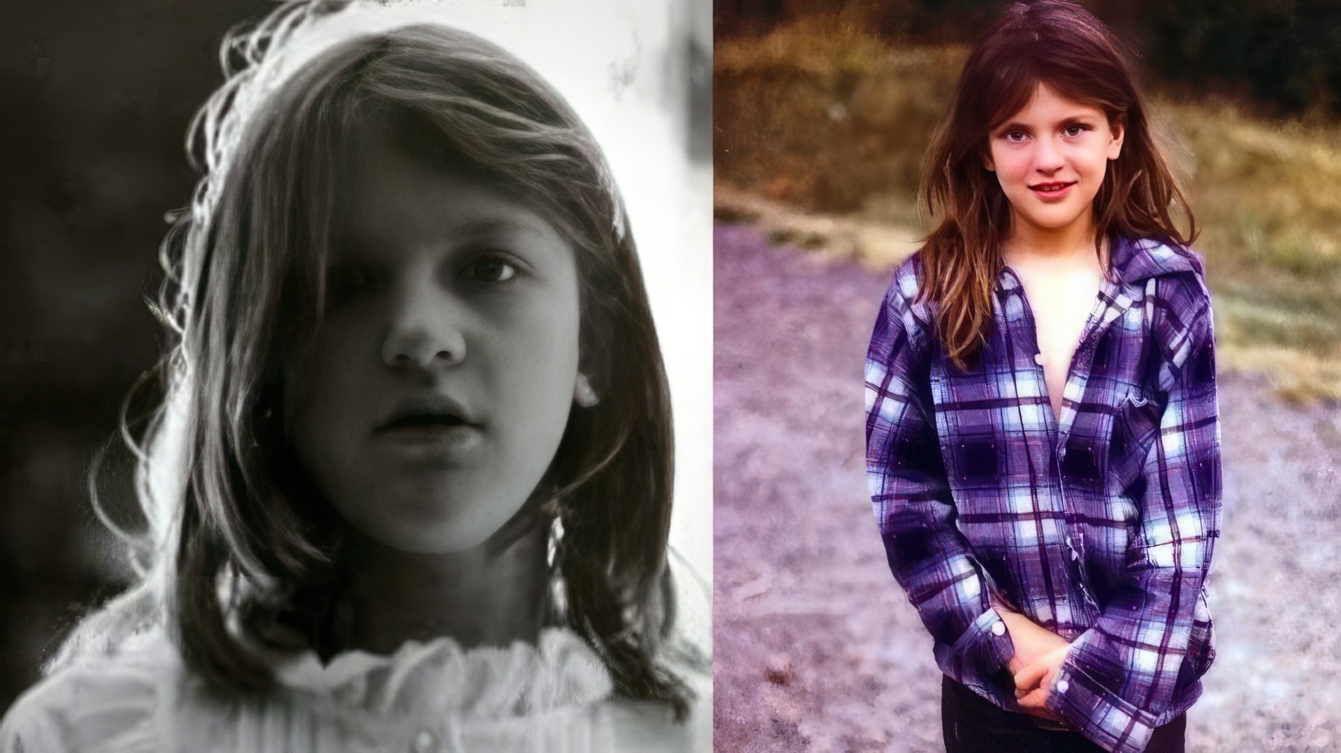 Courtney Love as a child