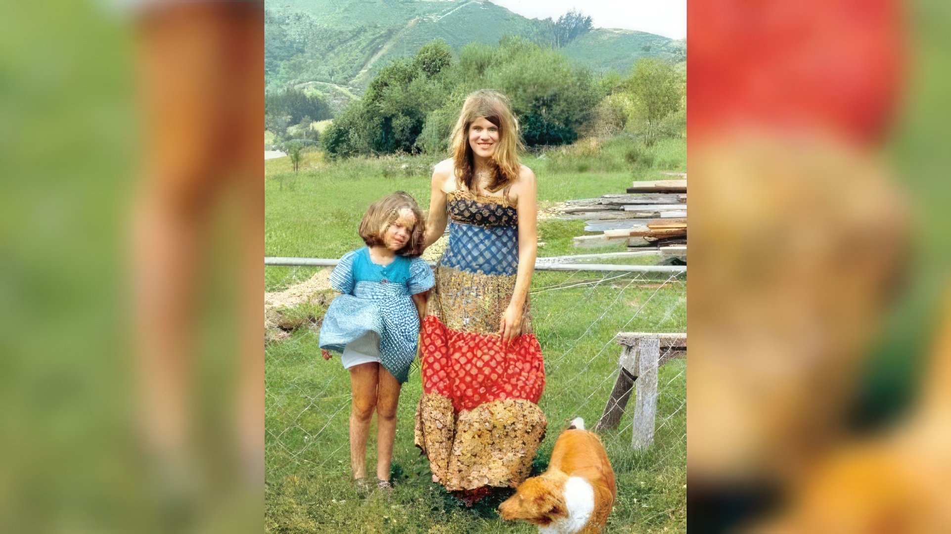 Courtney Love with her mom, Linda Carroll