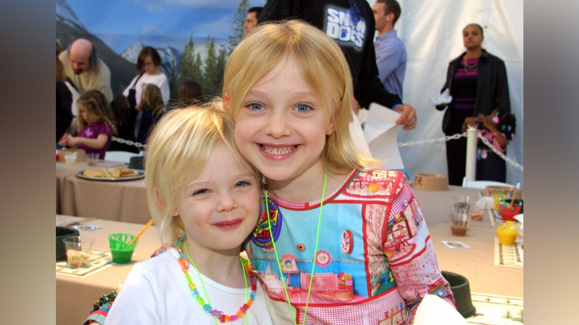 Sister Fanning in their childhood