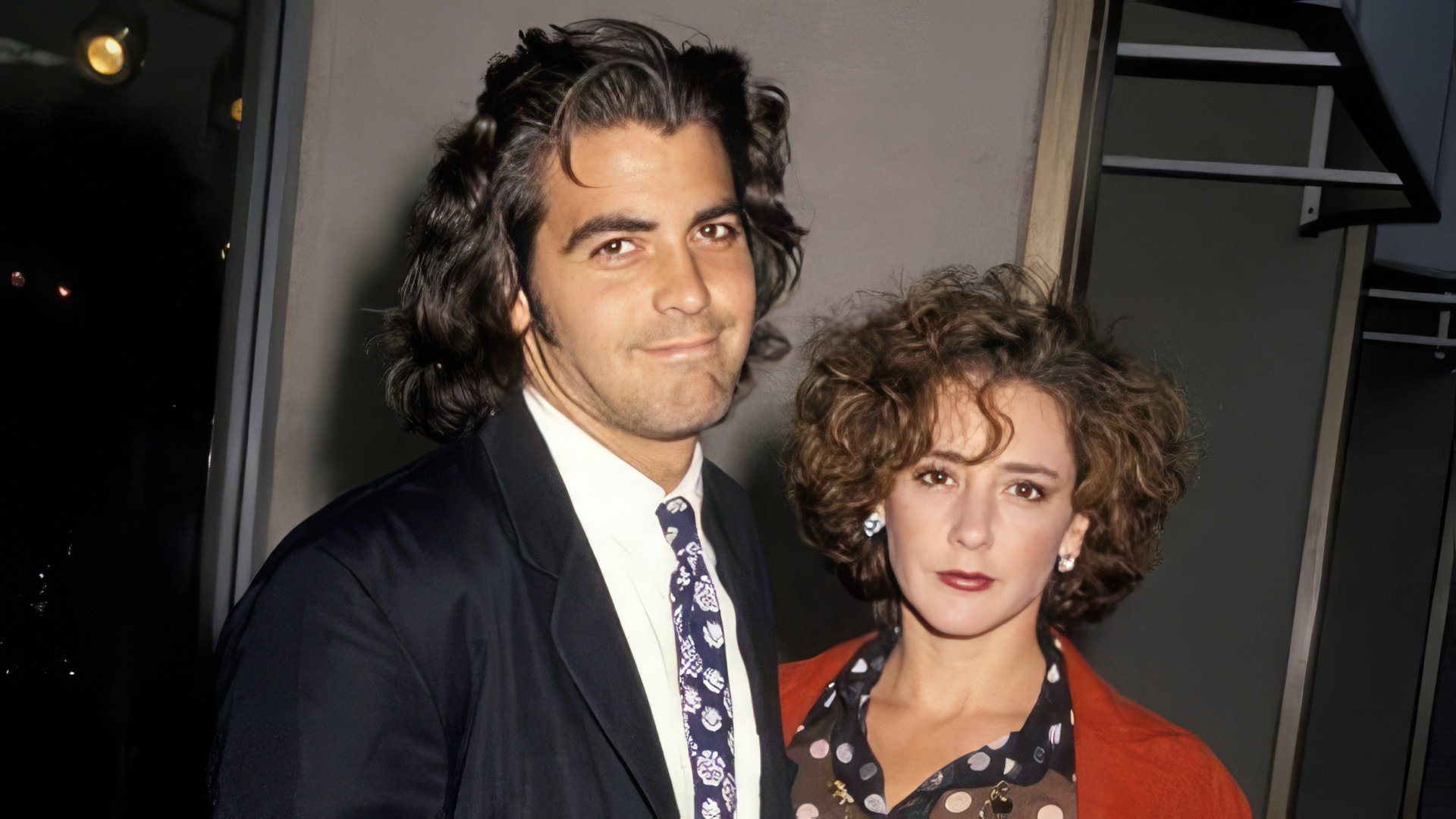 George Clooney and his wife Talia Balsam