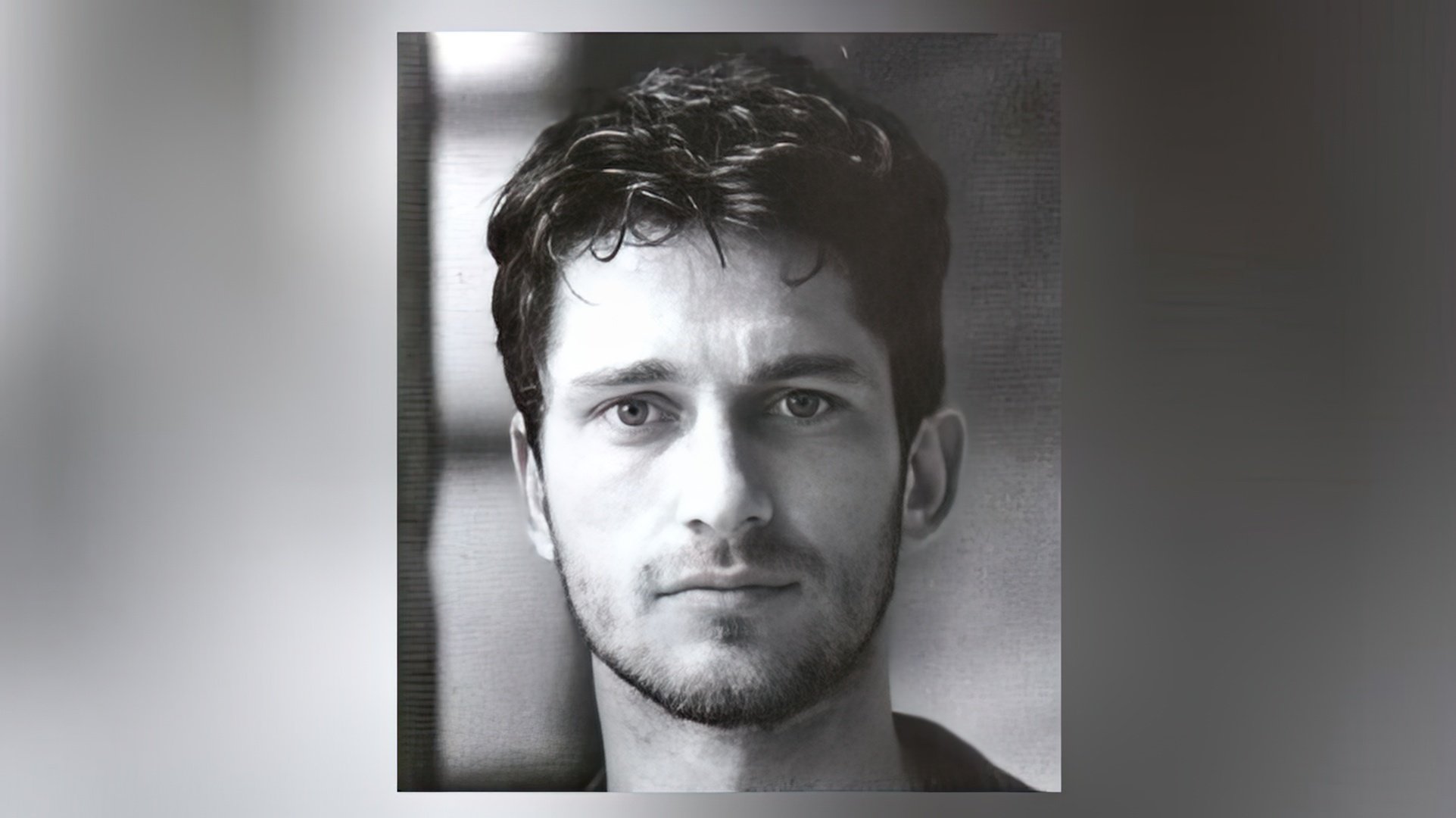 Gerard Butler as a young man