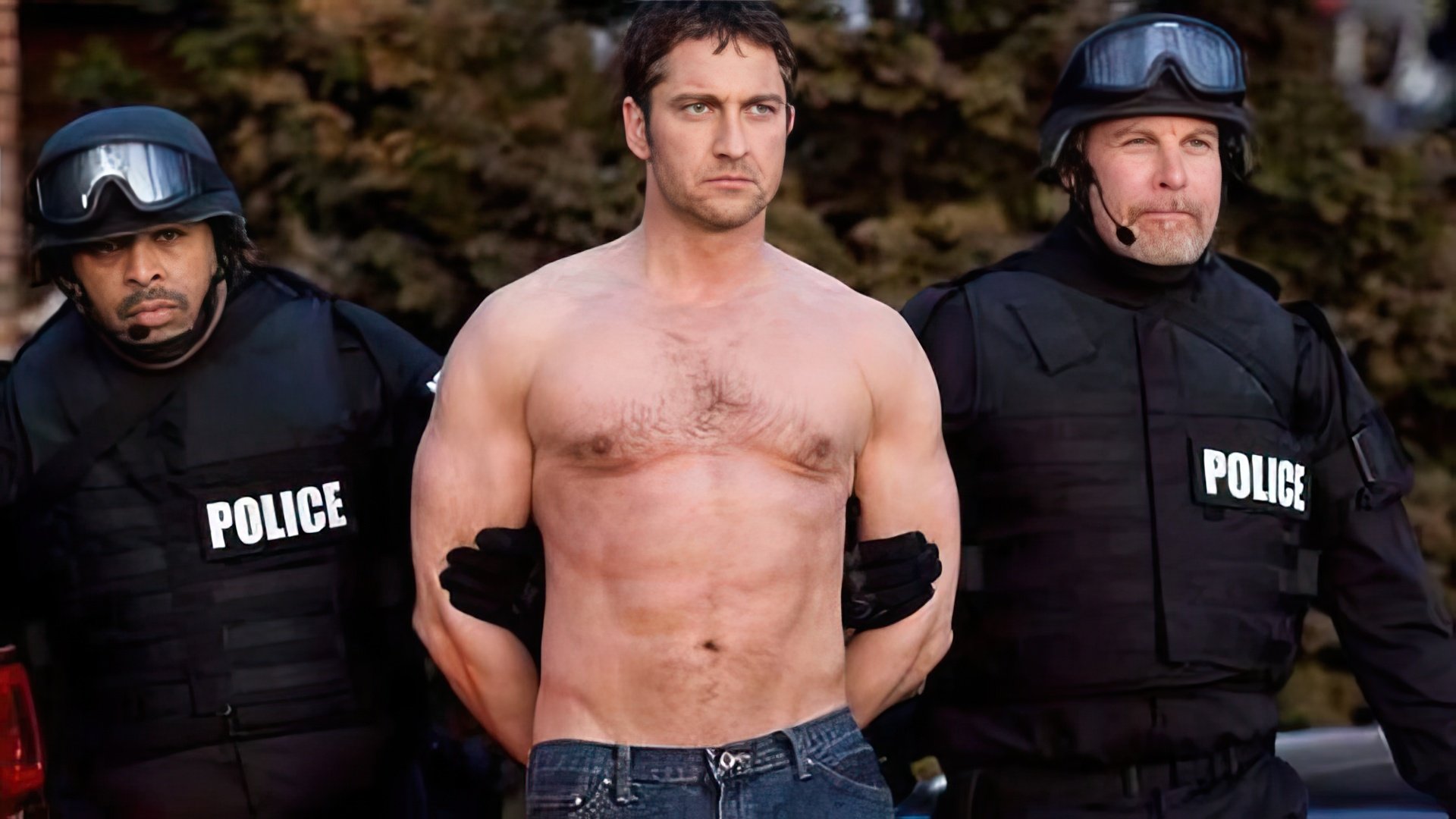 Gerard Butler in the movie "Law Abiding Citizen"