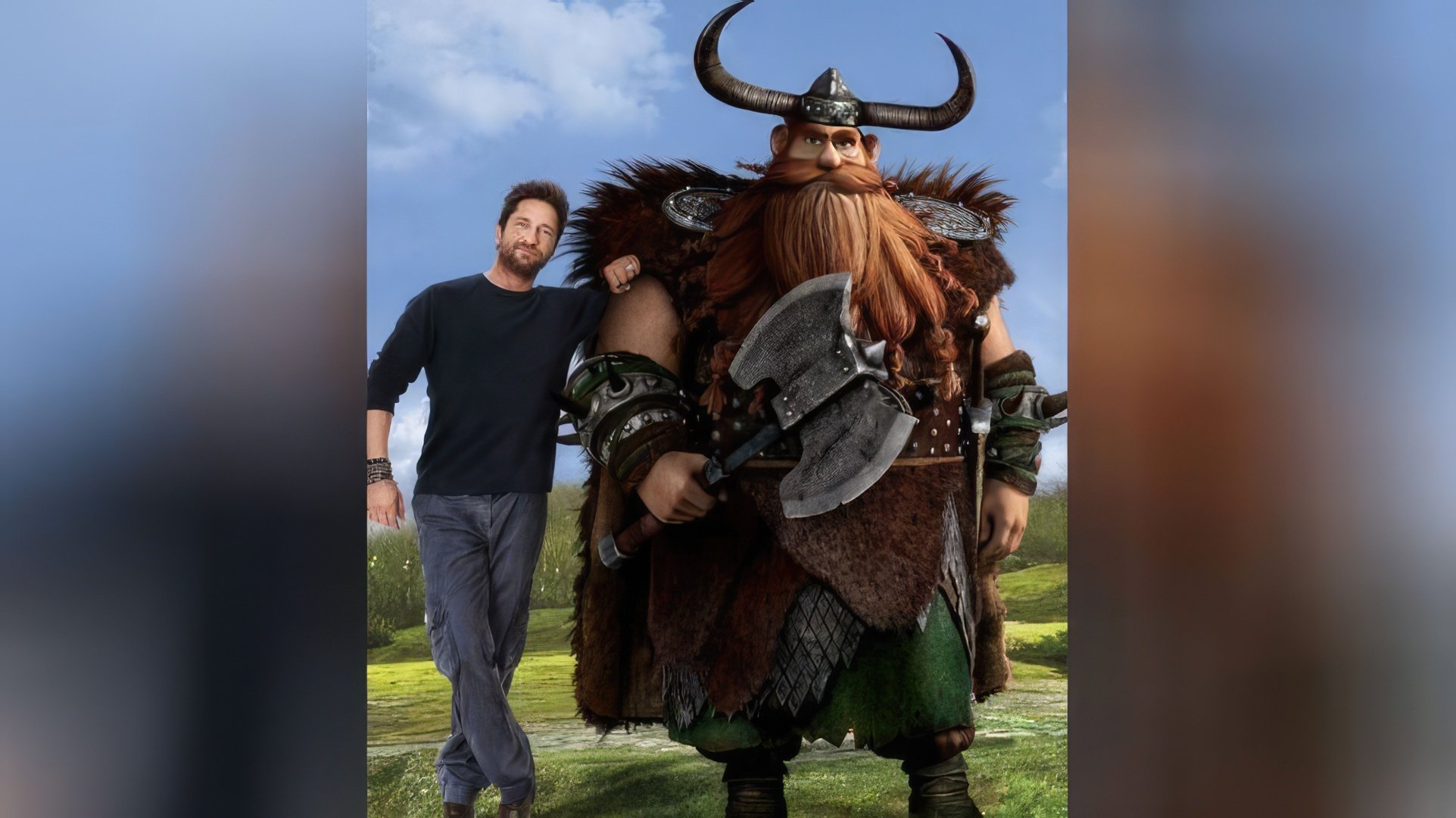 Gerard Butler voiced the animated film "How to Train Your Dragon: The Hidden World"