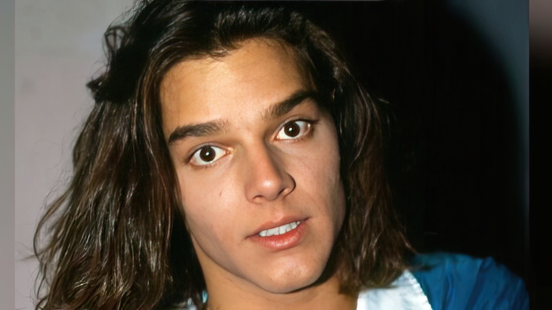 In his youth, Ricky Martin had long hair