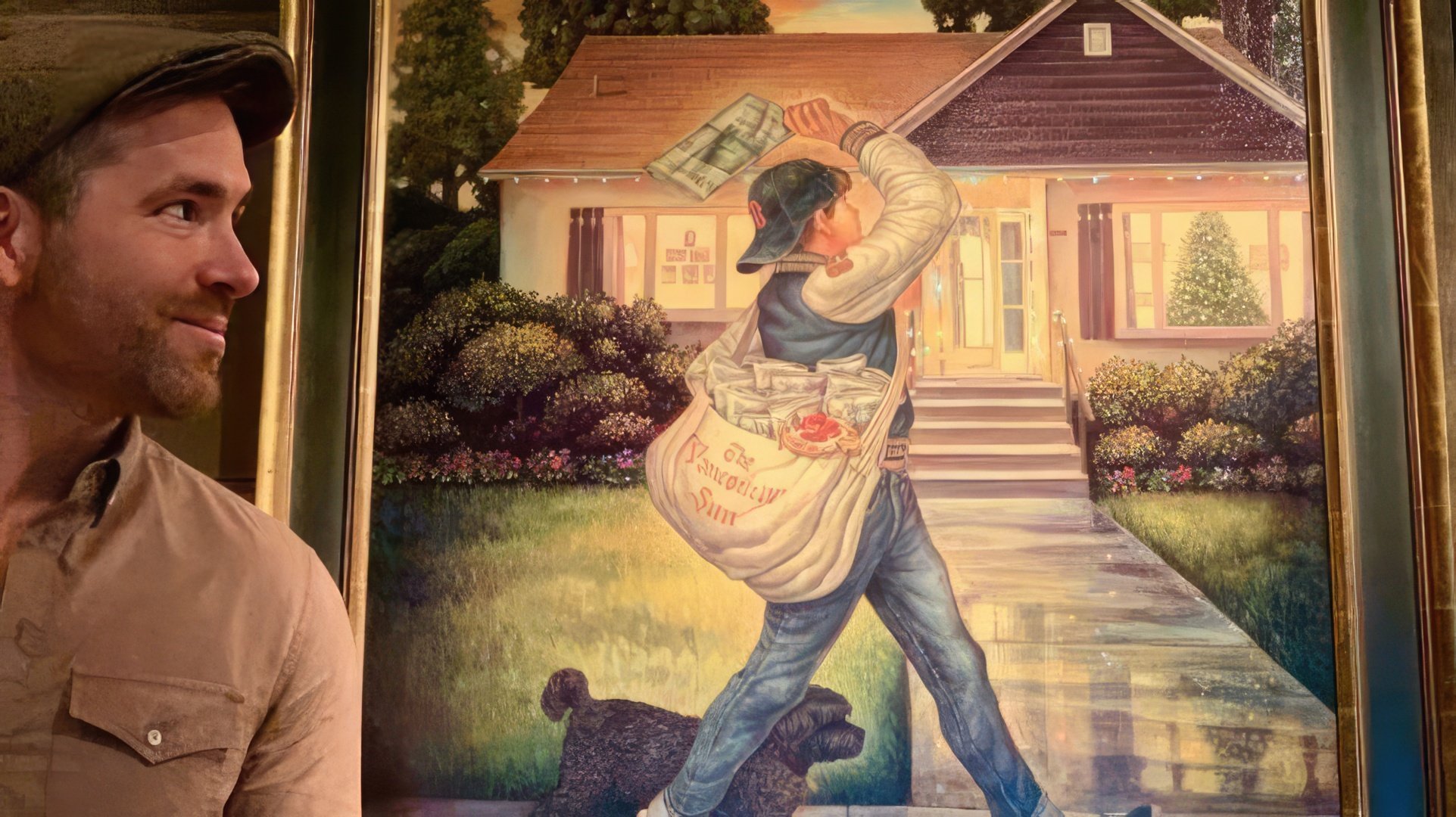 In his youth, the future actor worked as a courier