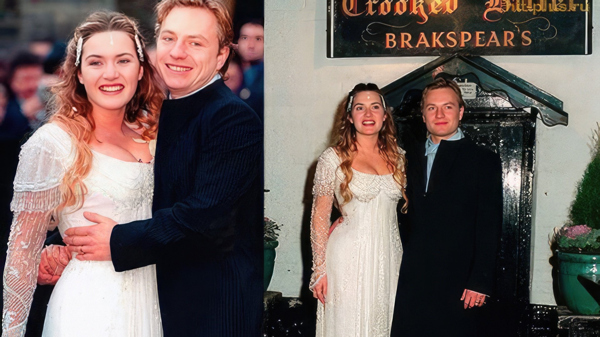 The wedding of Kate Winslet and Jim Threapleton