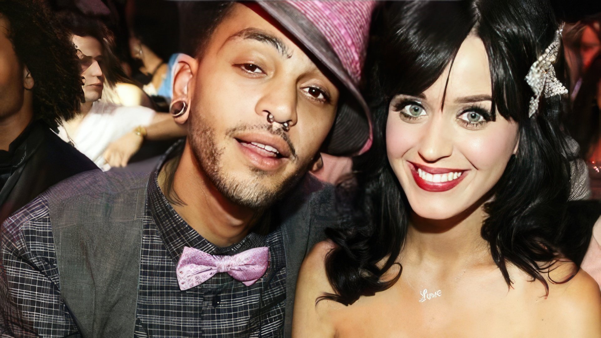 Katy Perry and her ex-boyfriend Travis McCoy