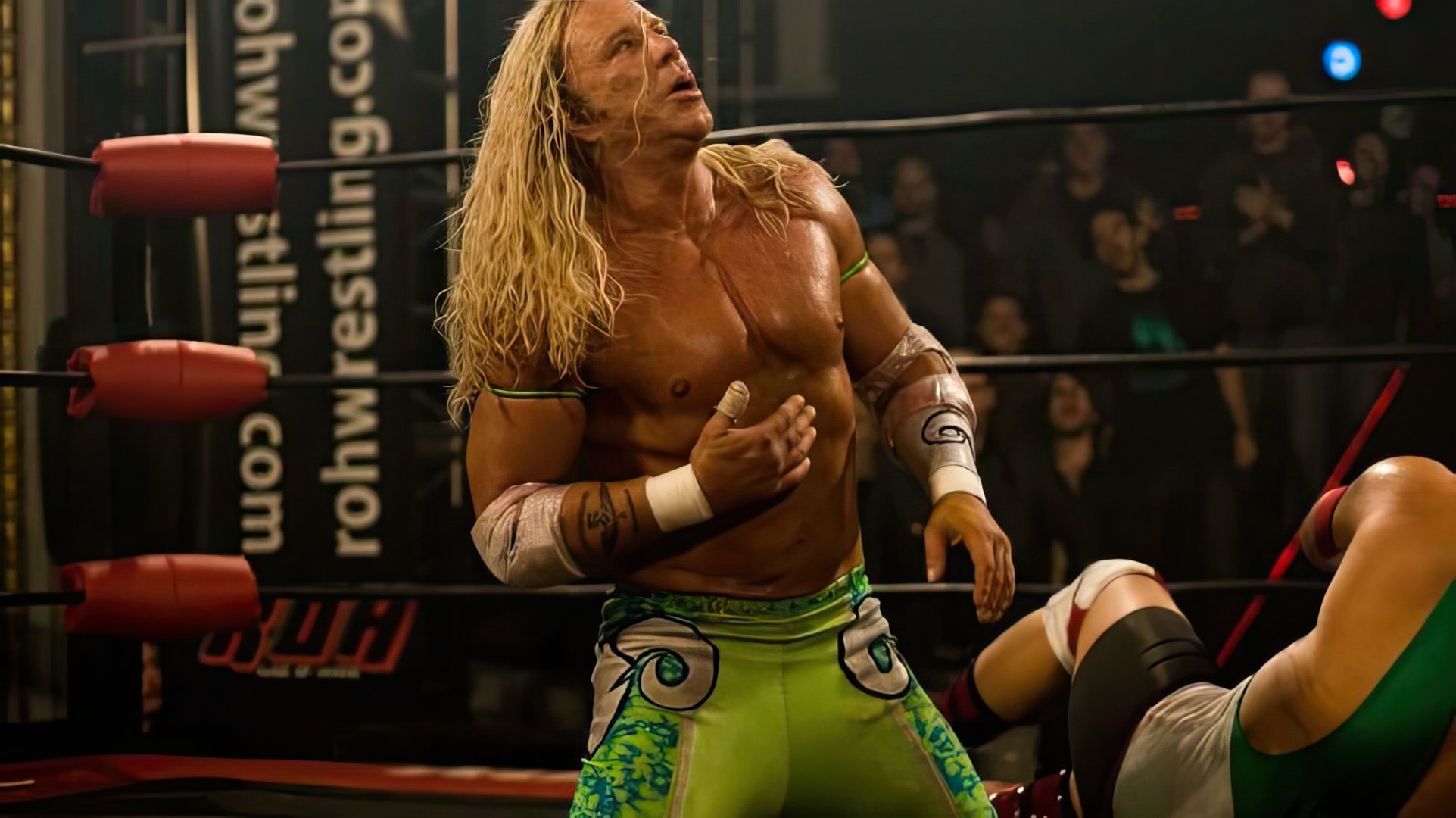 Mickey Rourke in the movie 'The Wrestler'