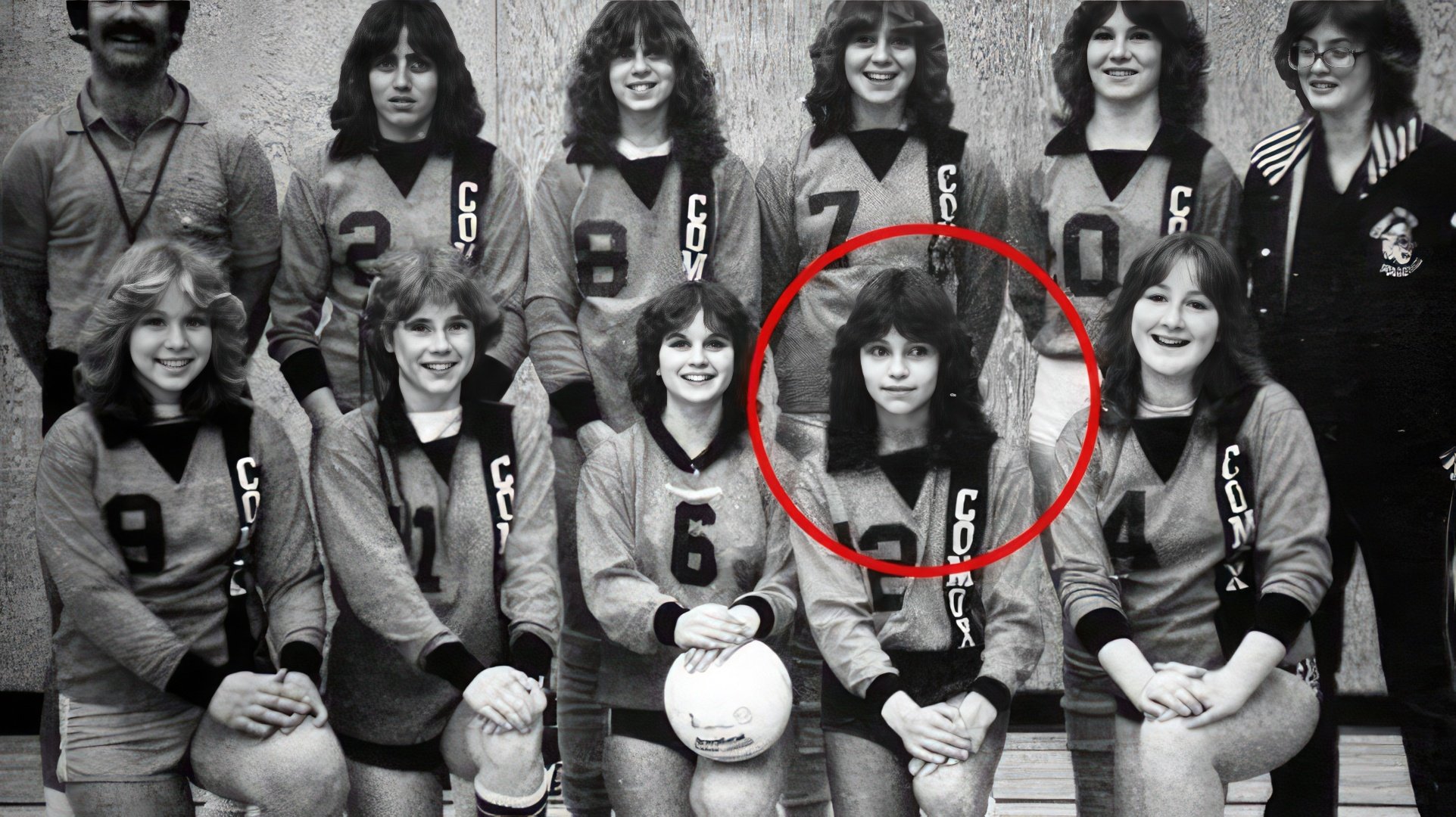 Pamela Anderson during her school years