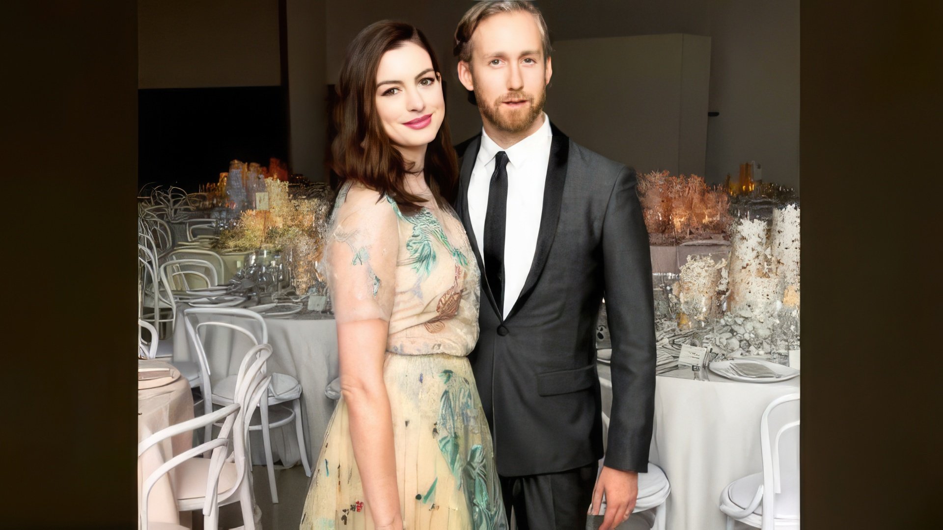 Anne Hathaway and Adam Shulman