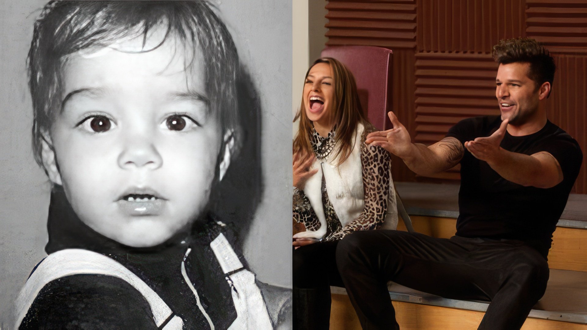 Ricky Martin's reaction to his baby photo