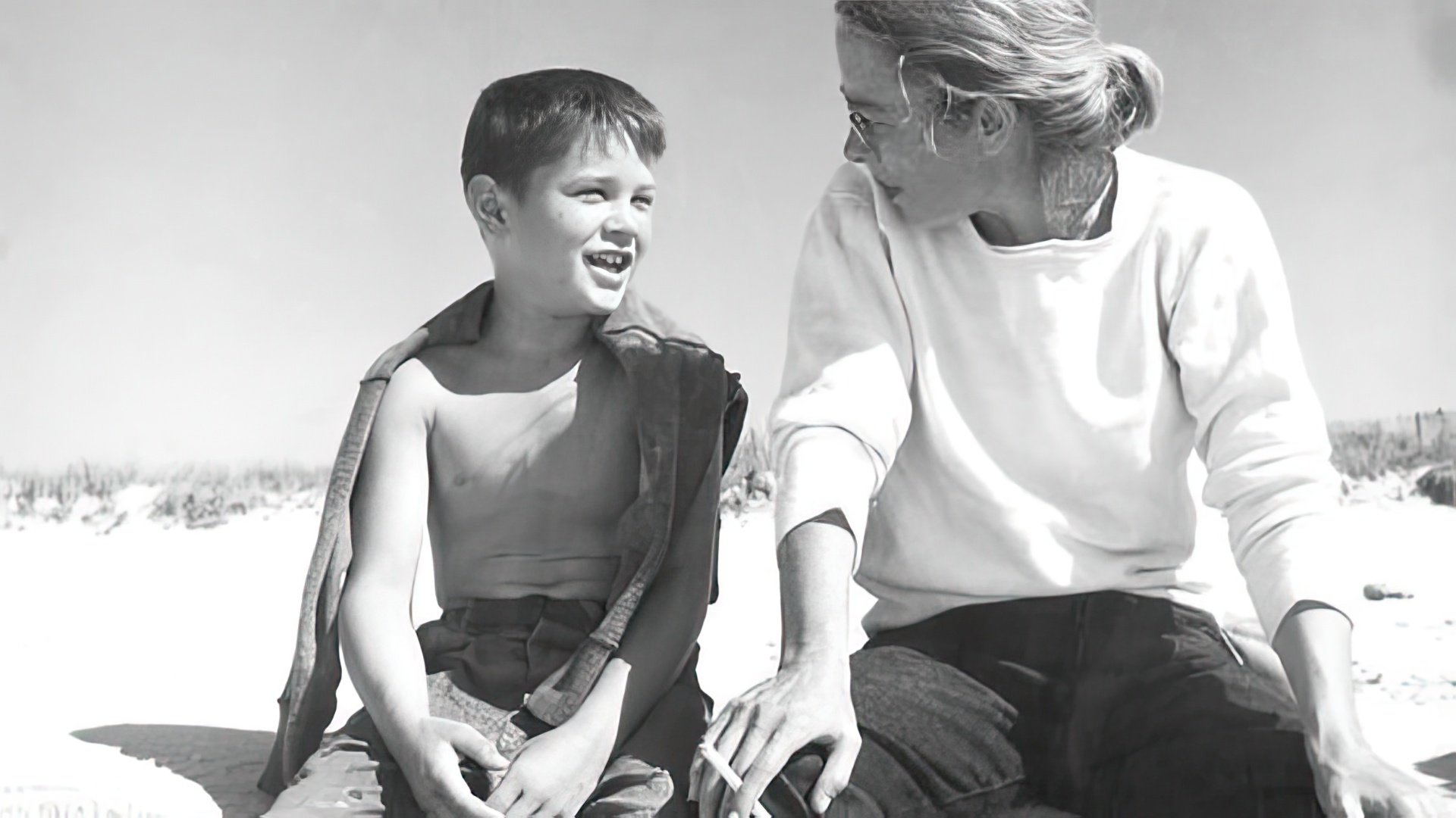 Robert De Niro with his mother