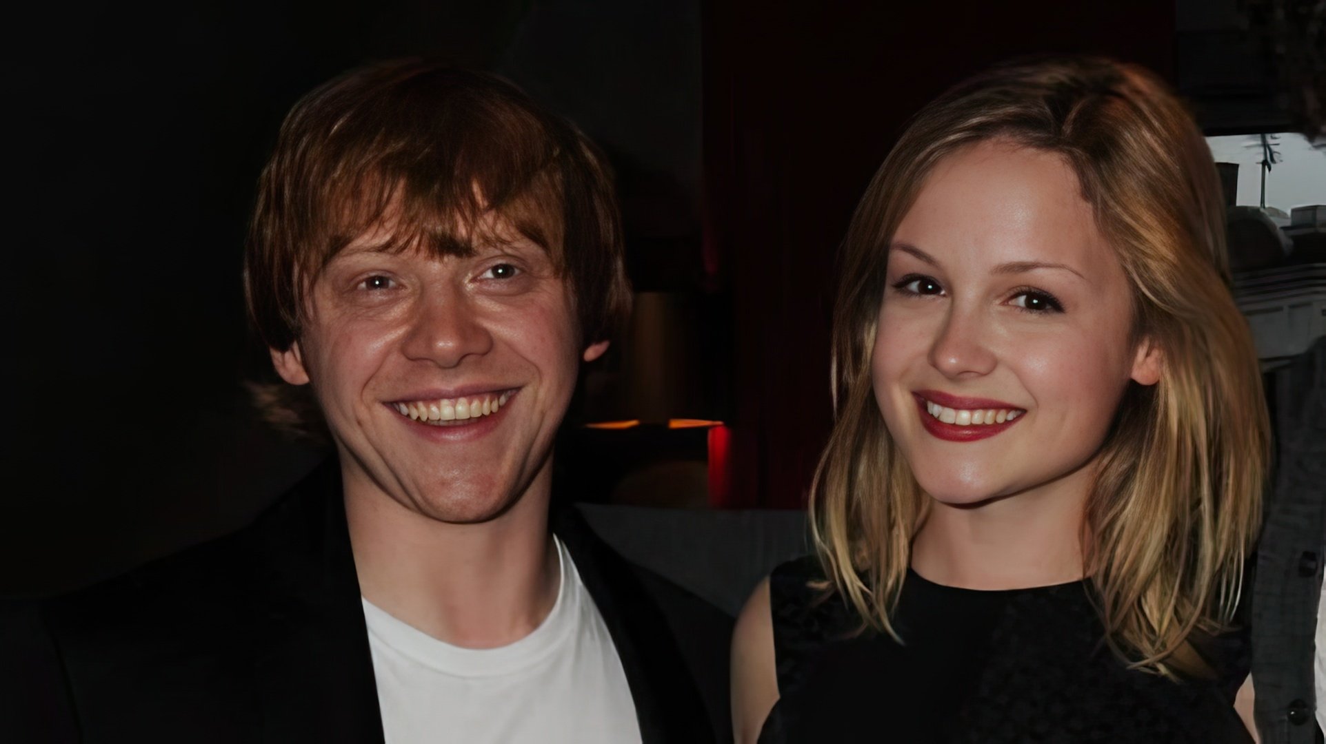 Rupert Grint and Kimberley Nixon