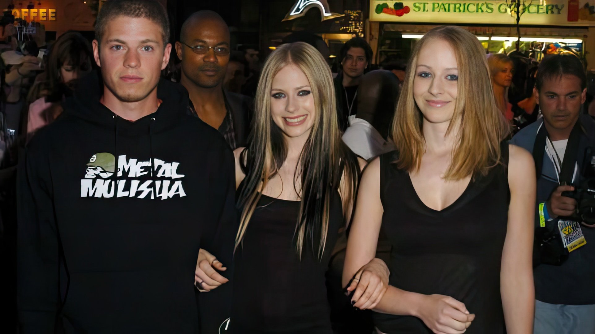 Avril with her brother and sister