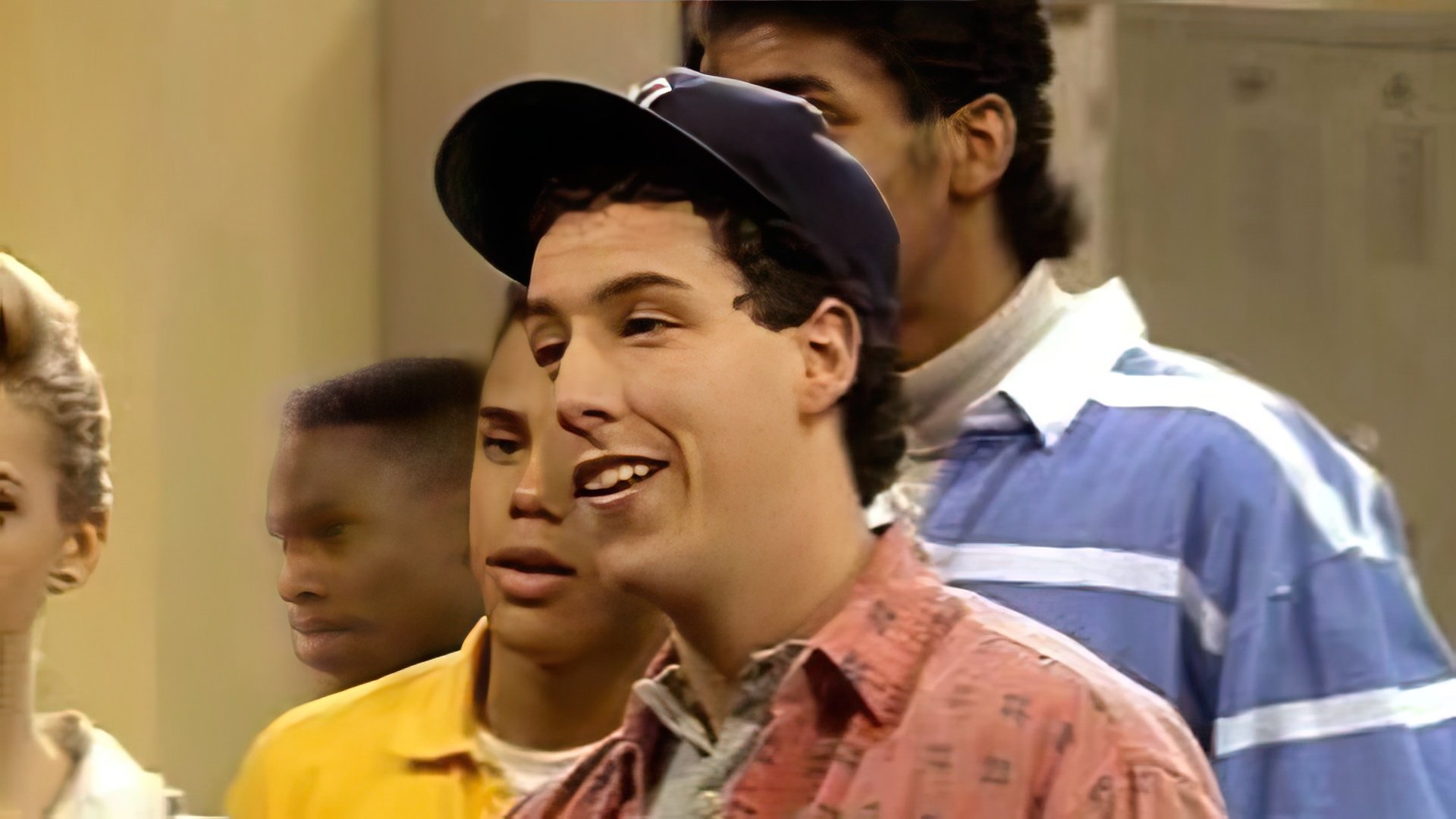 Young Adam Sandler on "The Cosby Show"