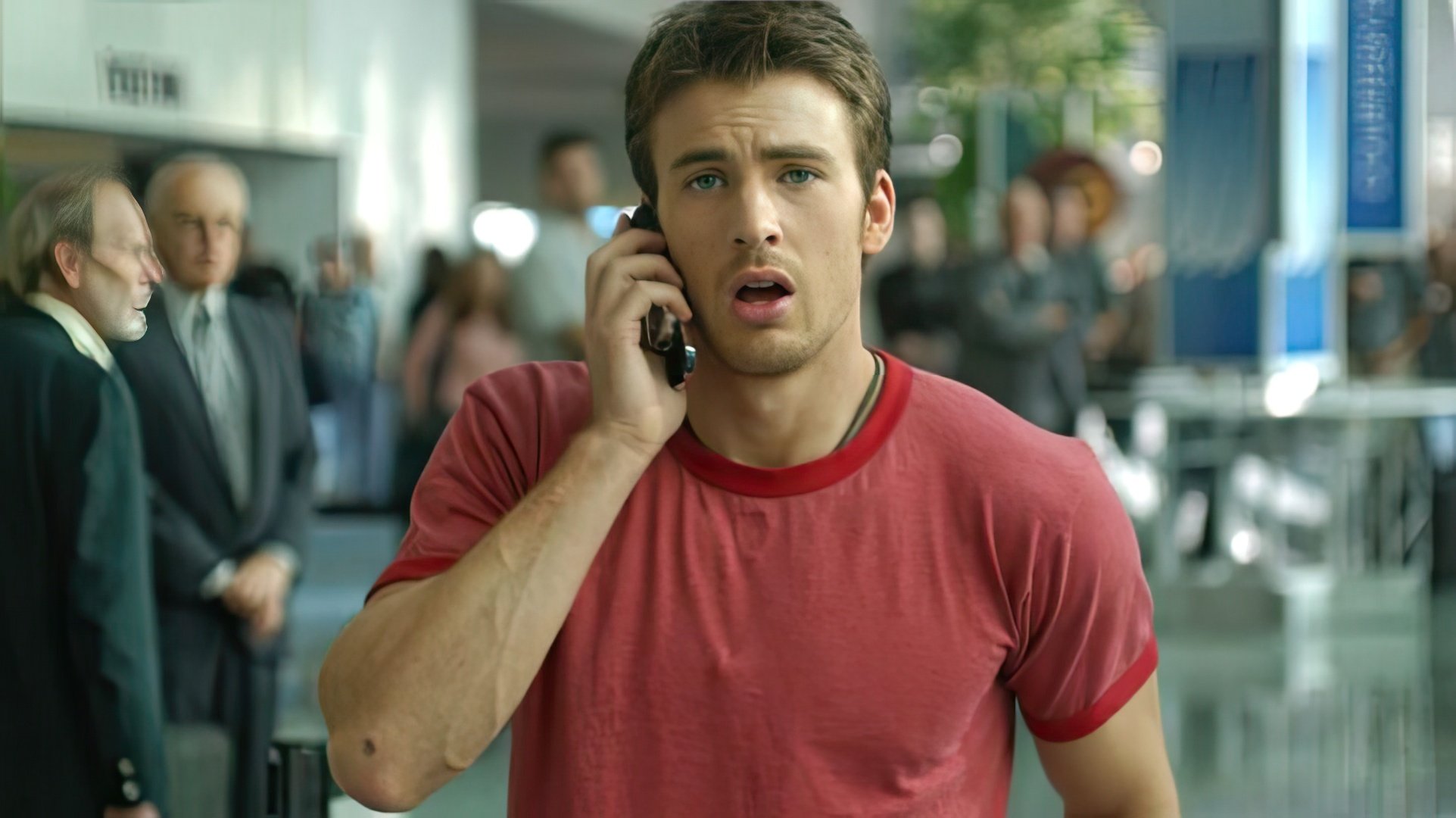 Young Chris Evans in Cellular