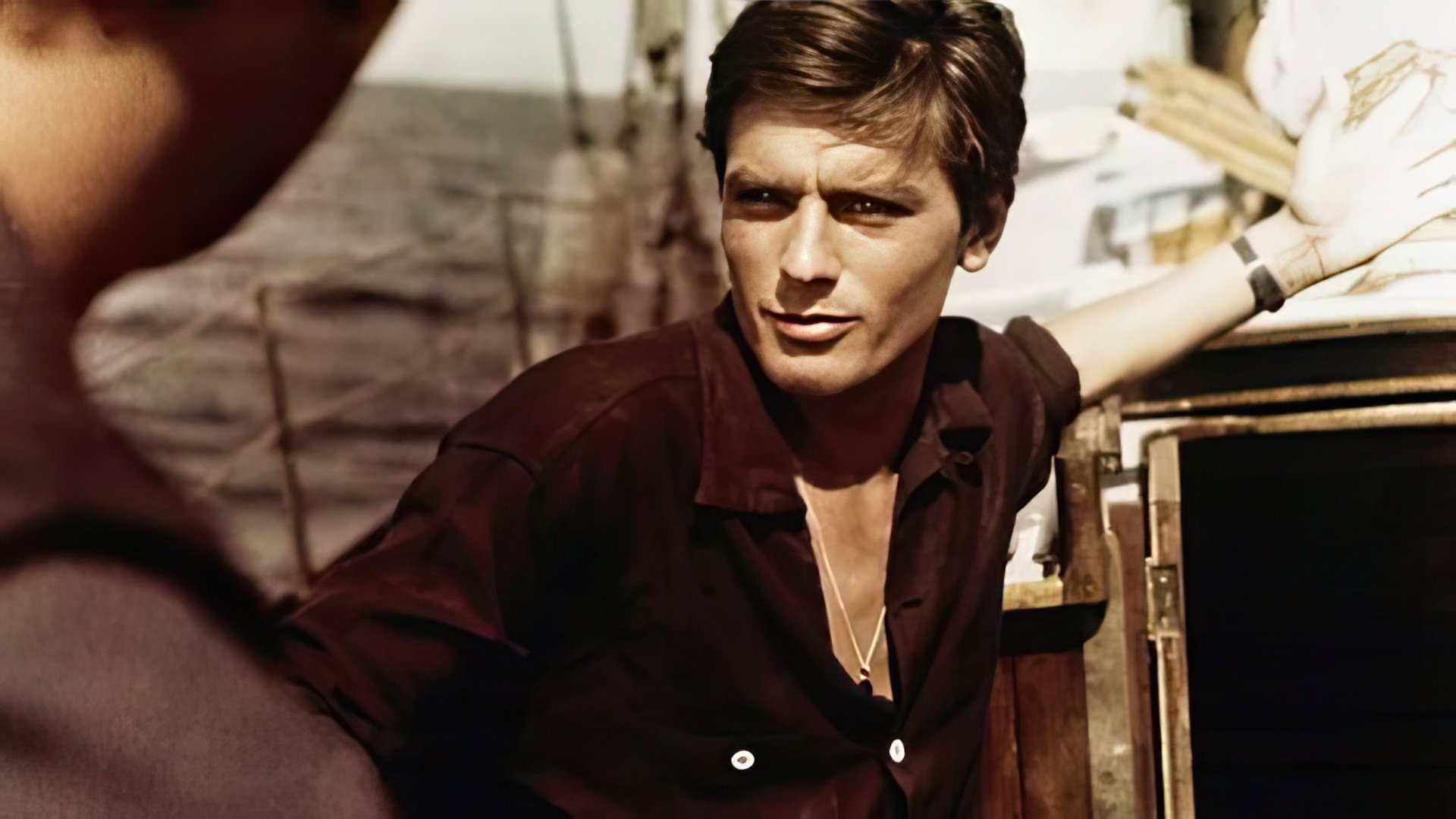 Alain Delon in the film 'Purple Noon'